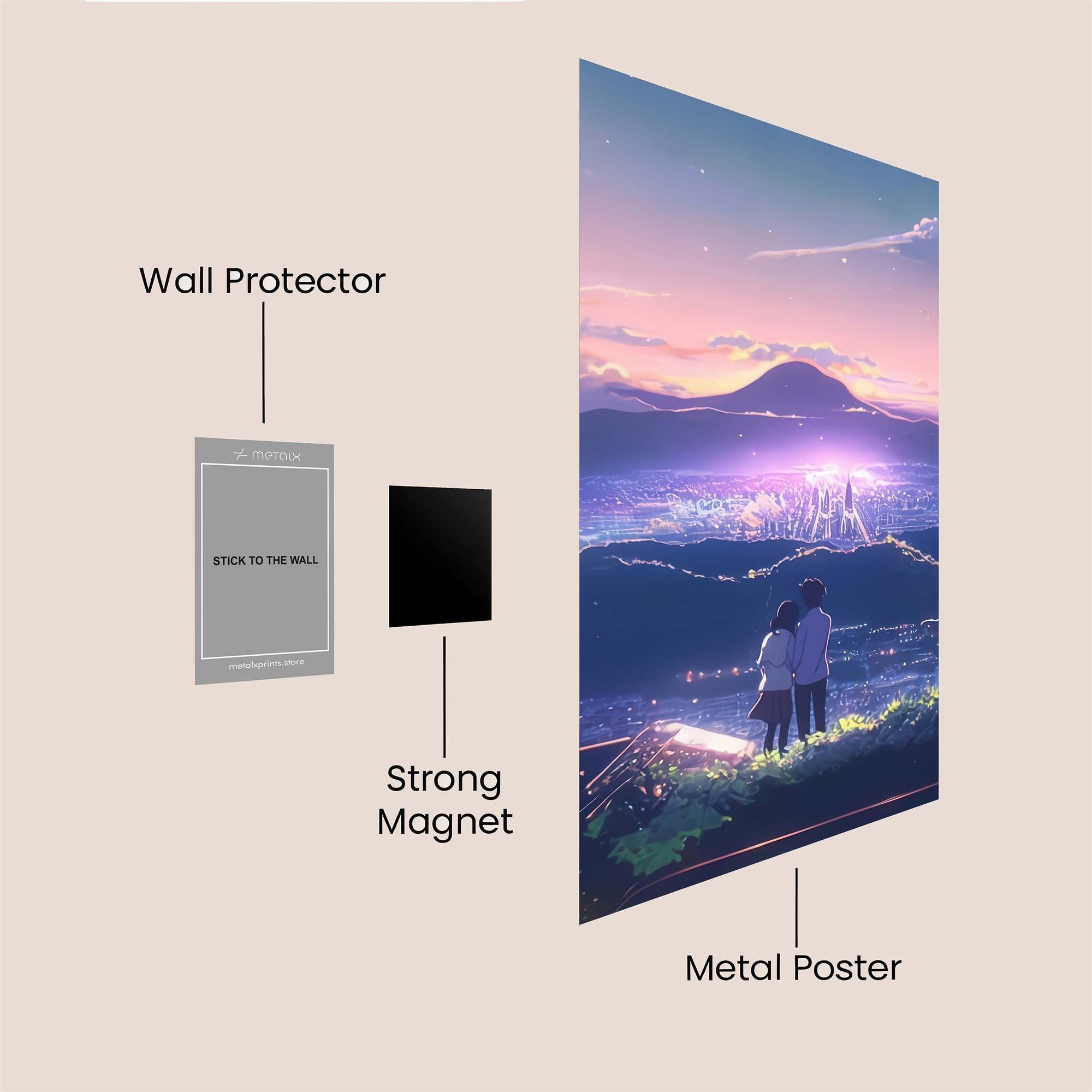 Fuji Serenity Safe Wall Magnetic / M