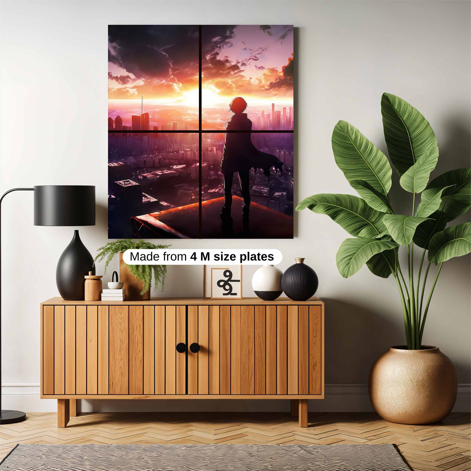 Sunset Solitude Safe Wall Magnetic / M