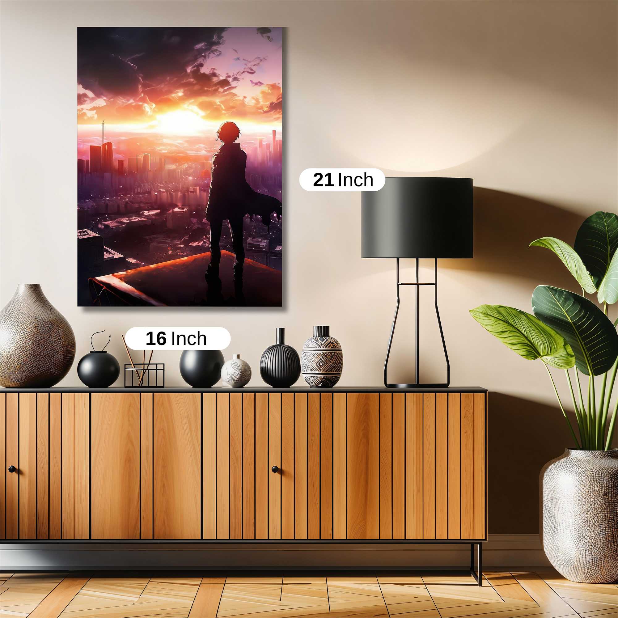 Sunset Solitude Safe Wall Magnetic / M