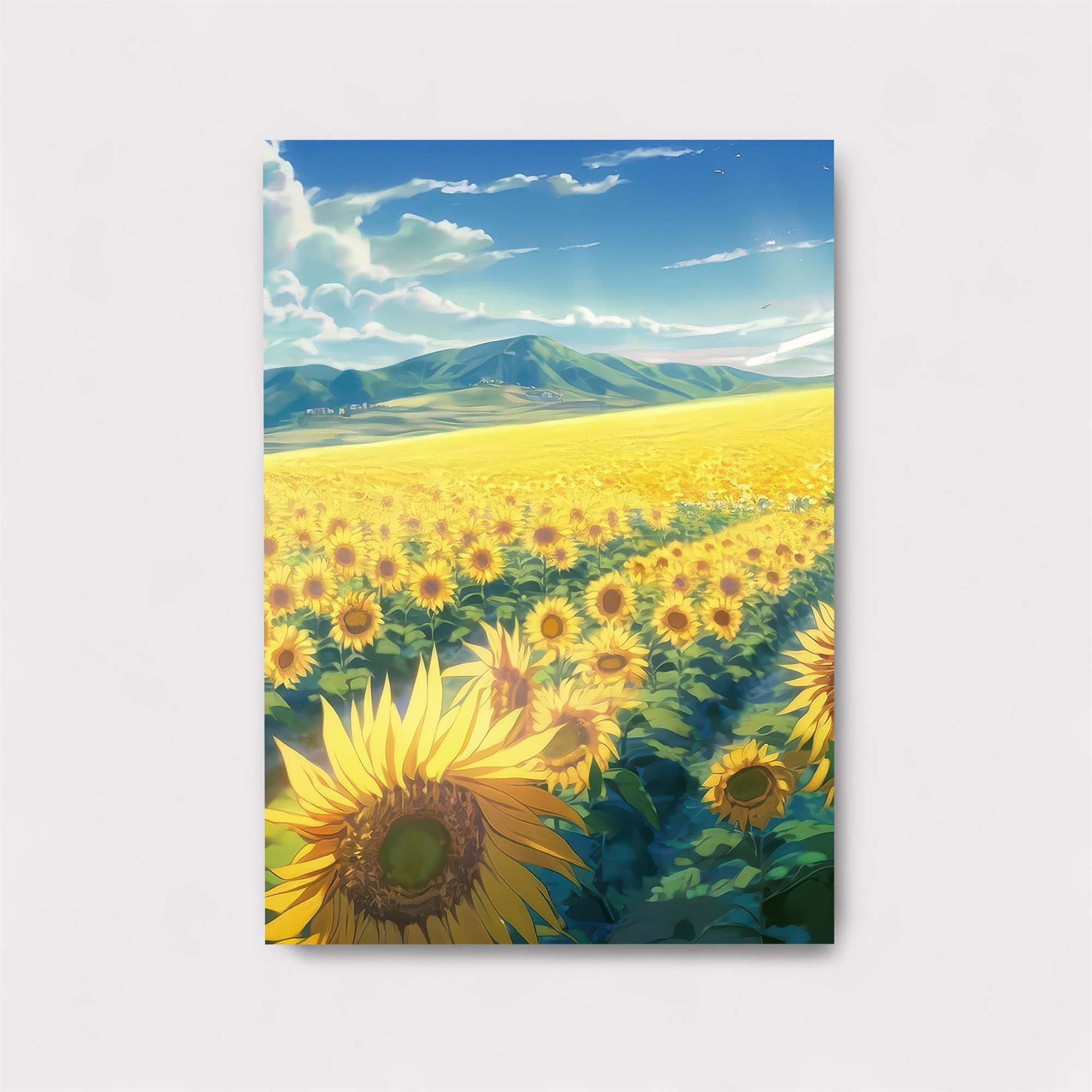 Sunflower Serenity Safe Wall Magnetic / M