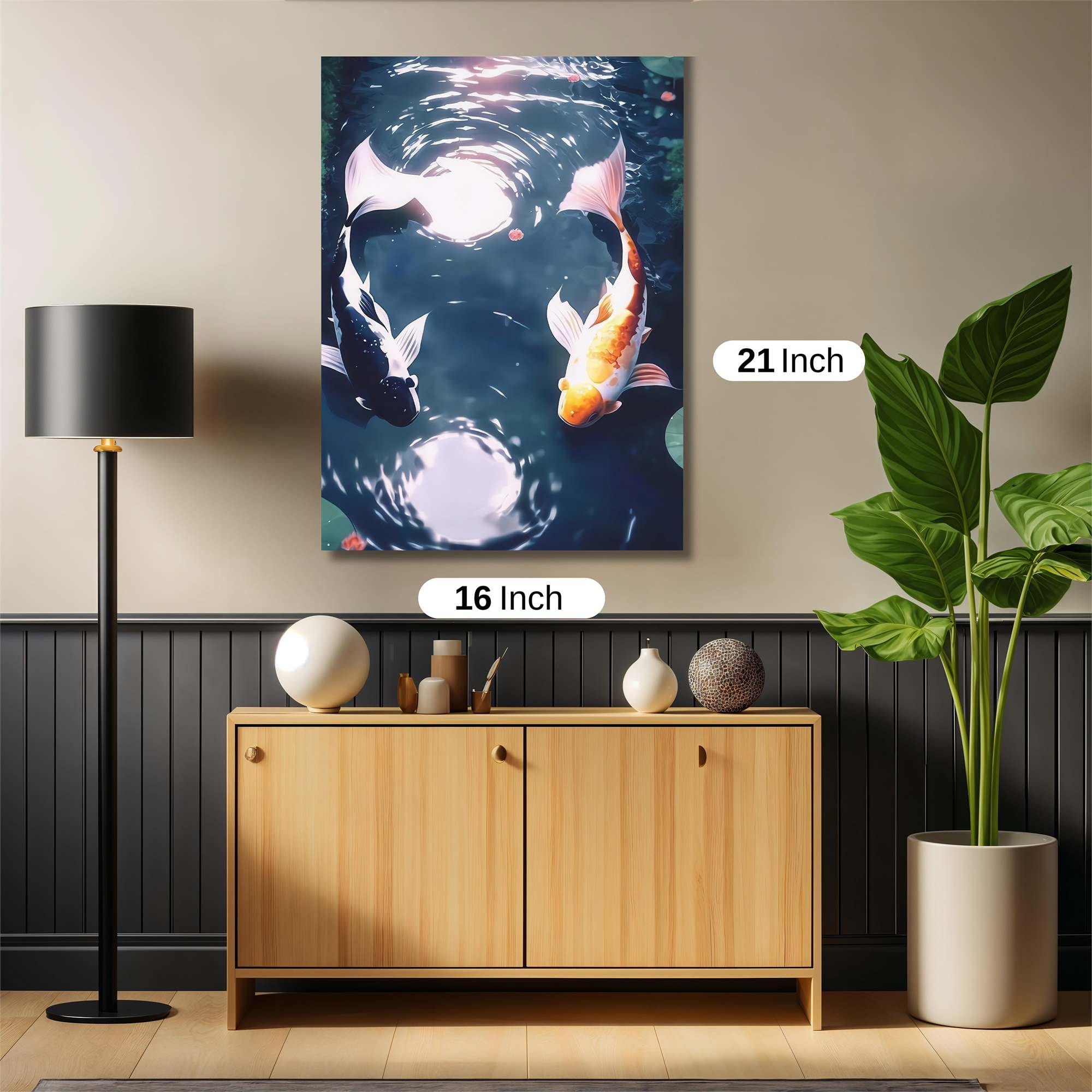 Koi Harmony Safe Wall Magnetic / M