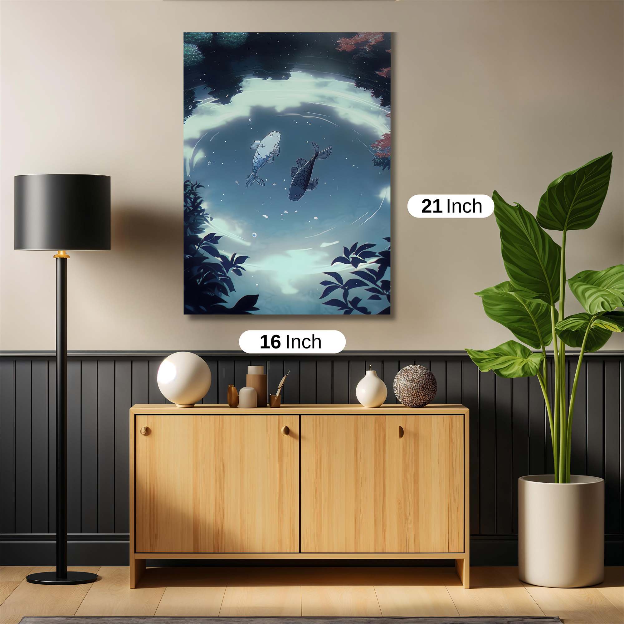 Koi Serenity Safe Wall Magnetic / M