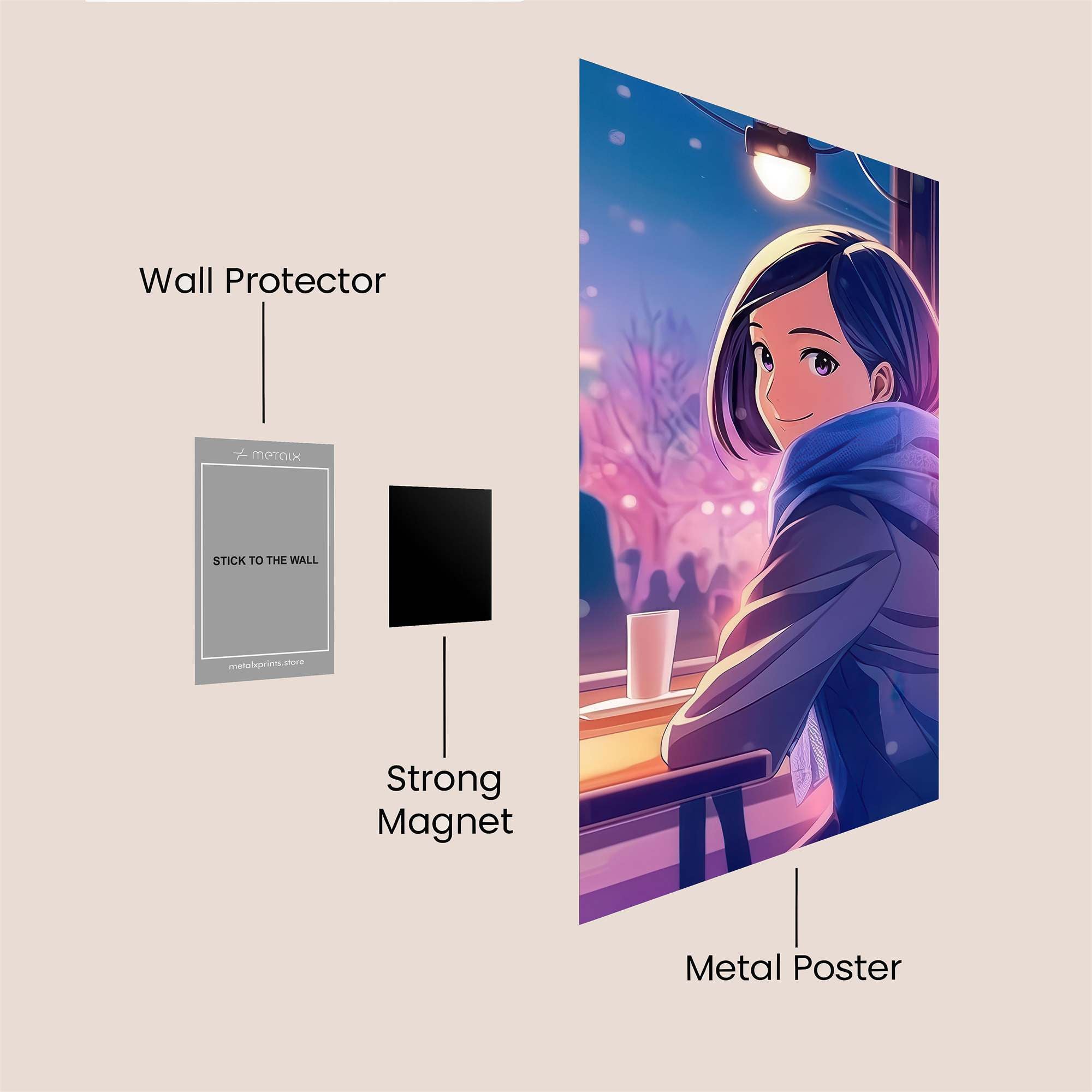 Winter Serenity Safe Wall Magnetic / M