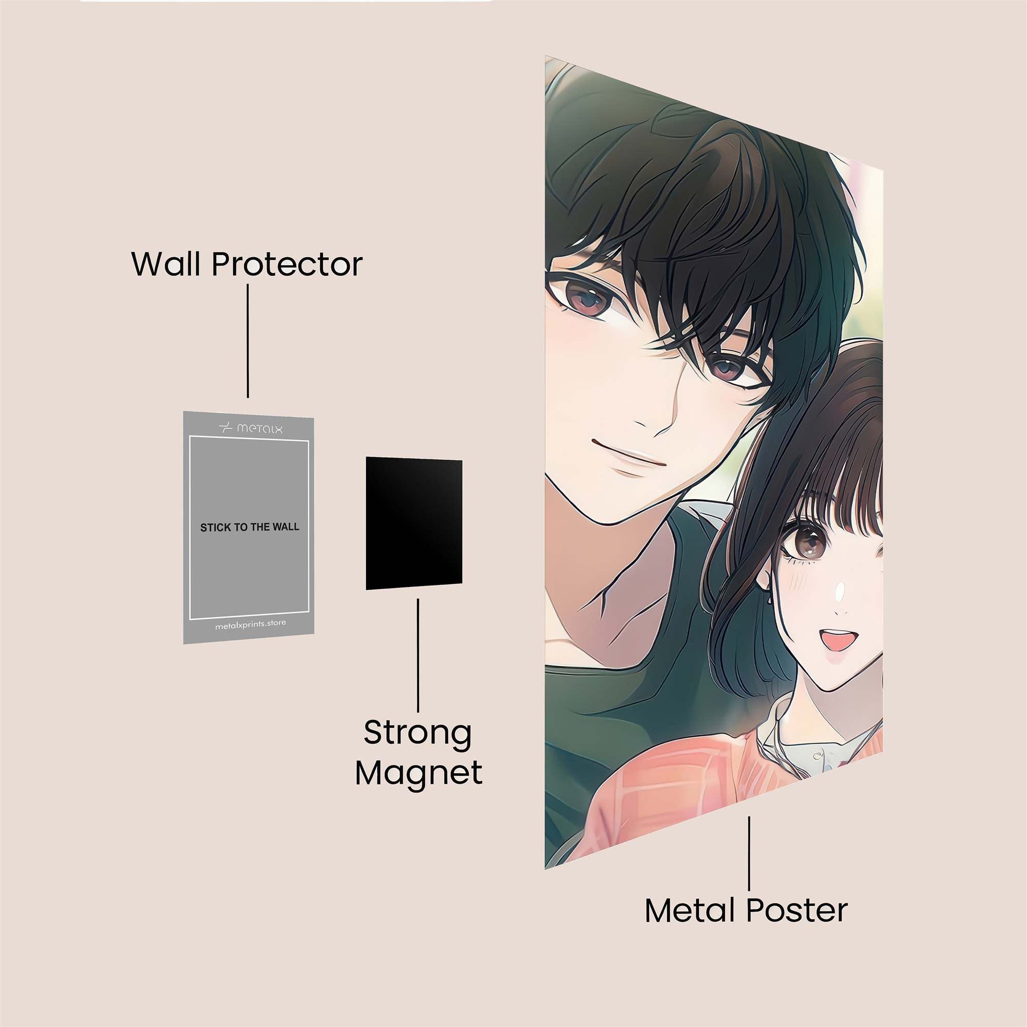 Love Whisper Safe Wall Magnetic / M