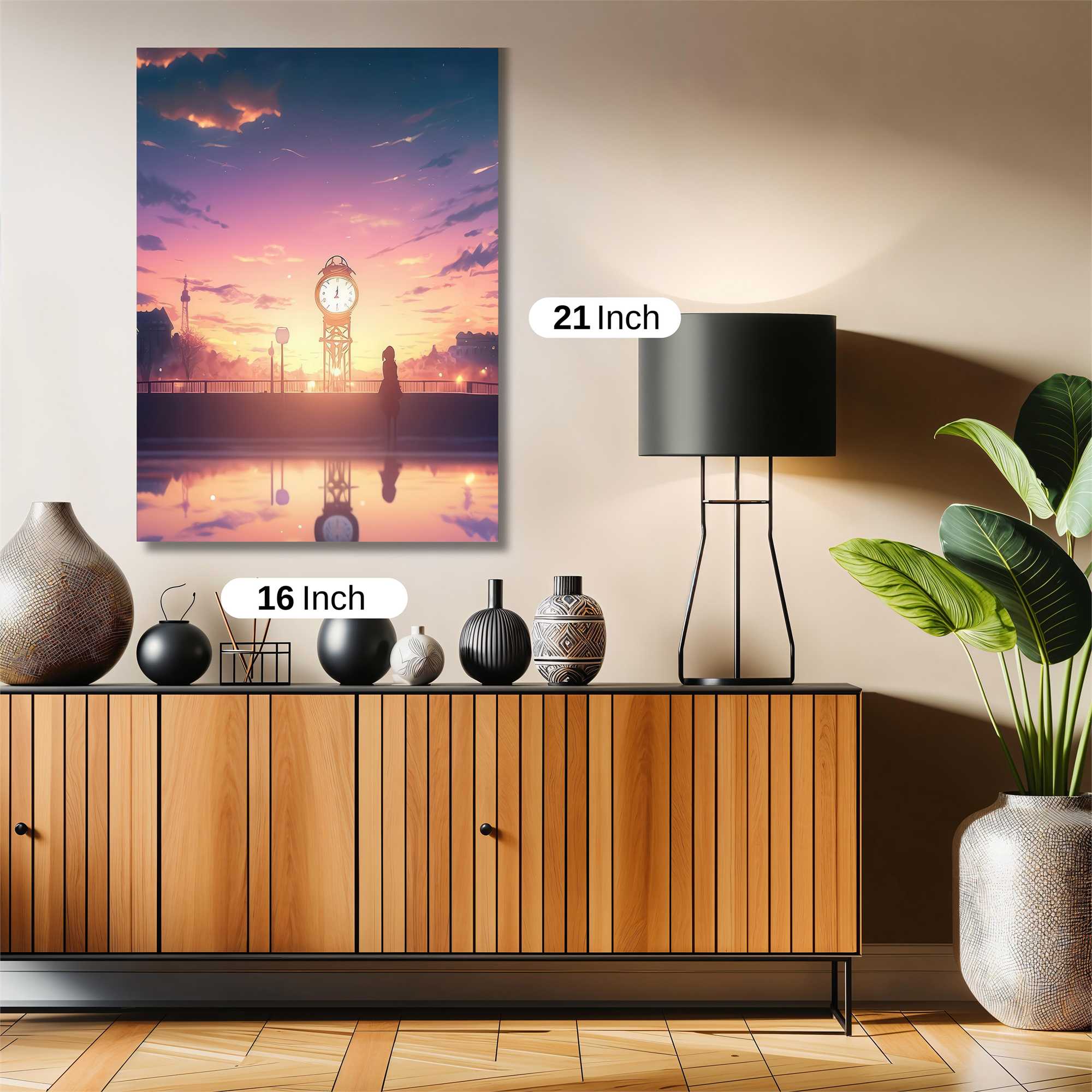 Clock Serenity Safe Wall Magnetic / M