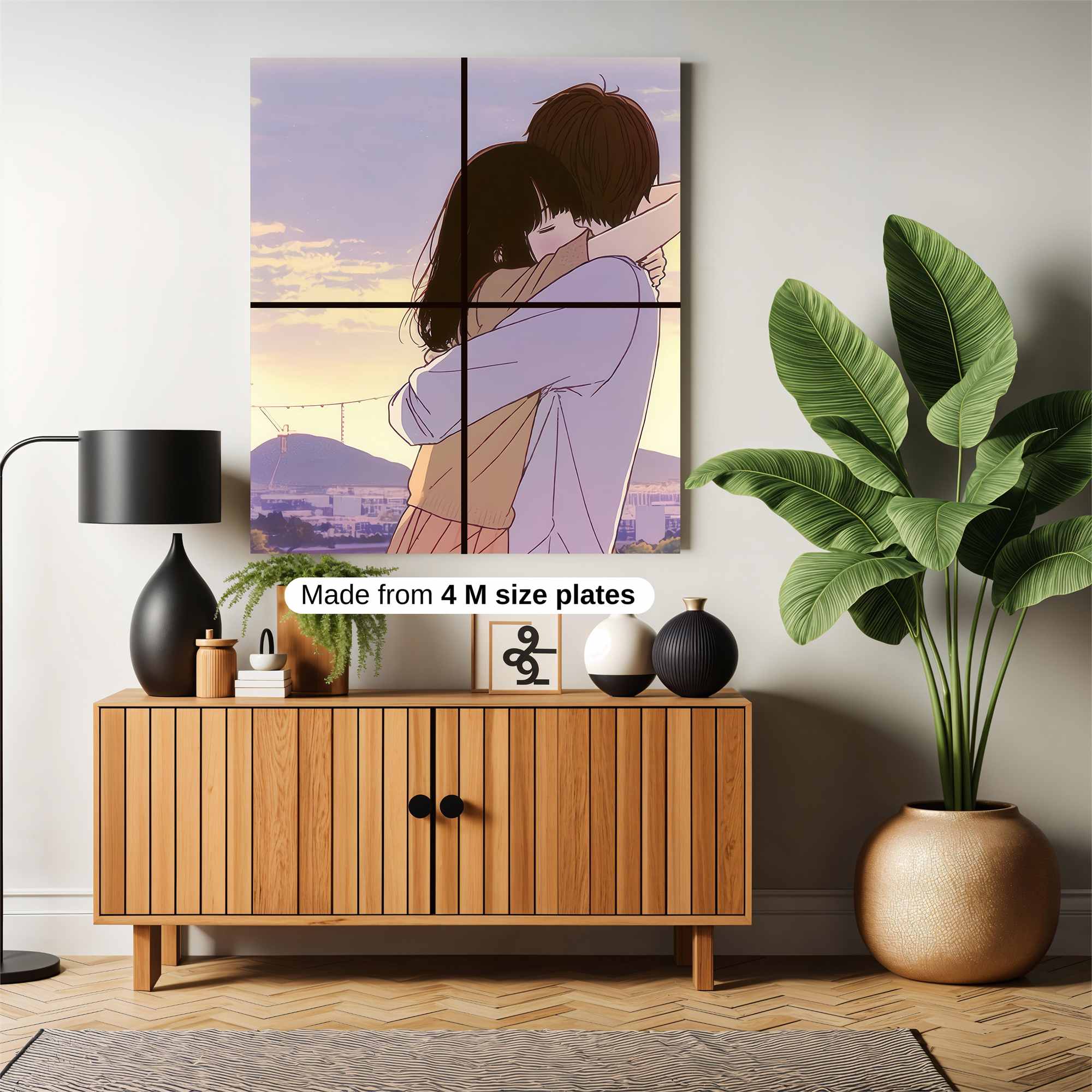 Sunset Embrace Safe Wall Magnetic / M