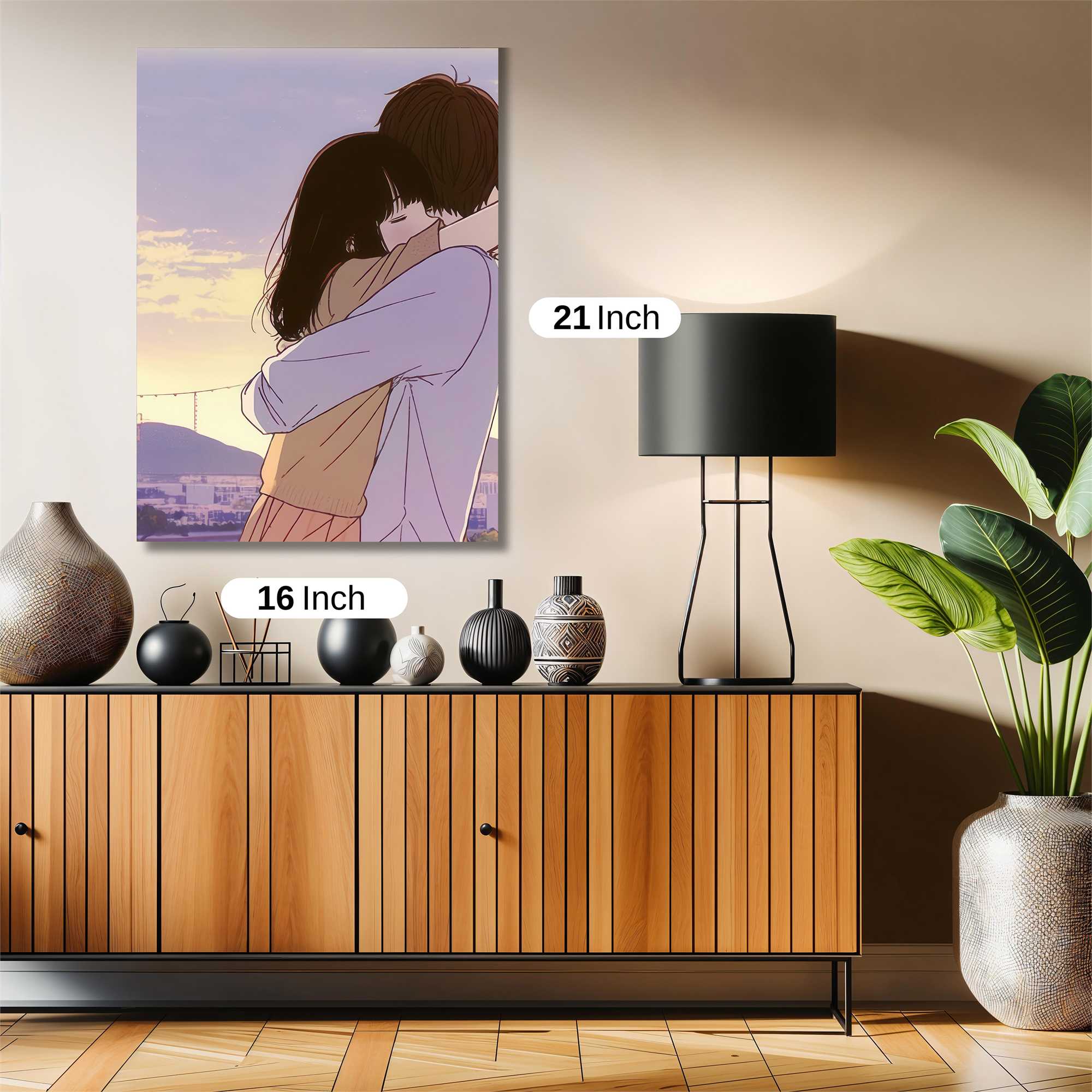 Sunset Embrace Safe Wall Magnetic / M