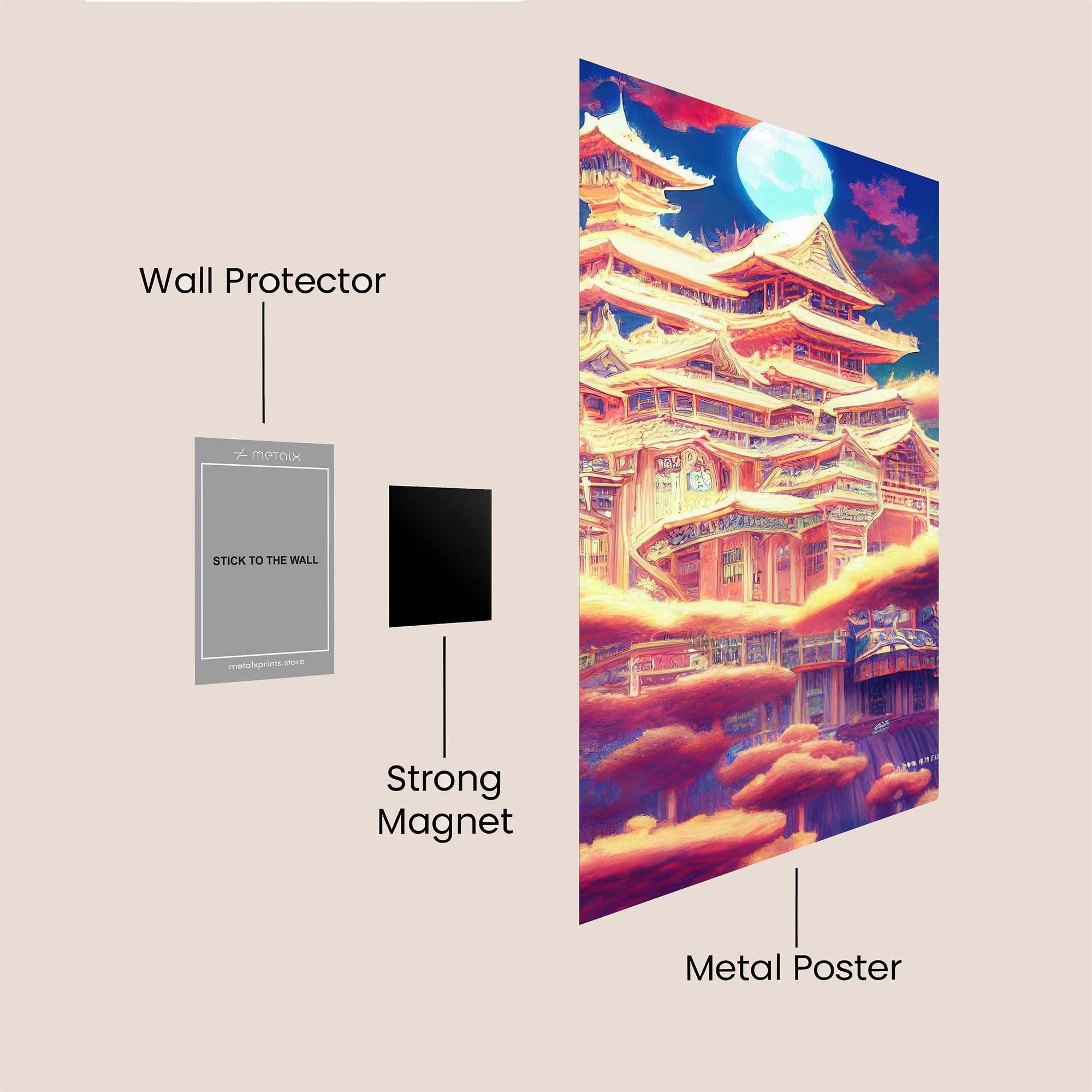 Castle Dream Safe Wall Magnetic / M