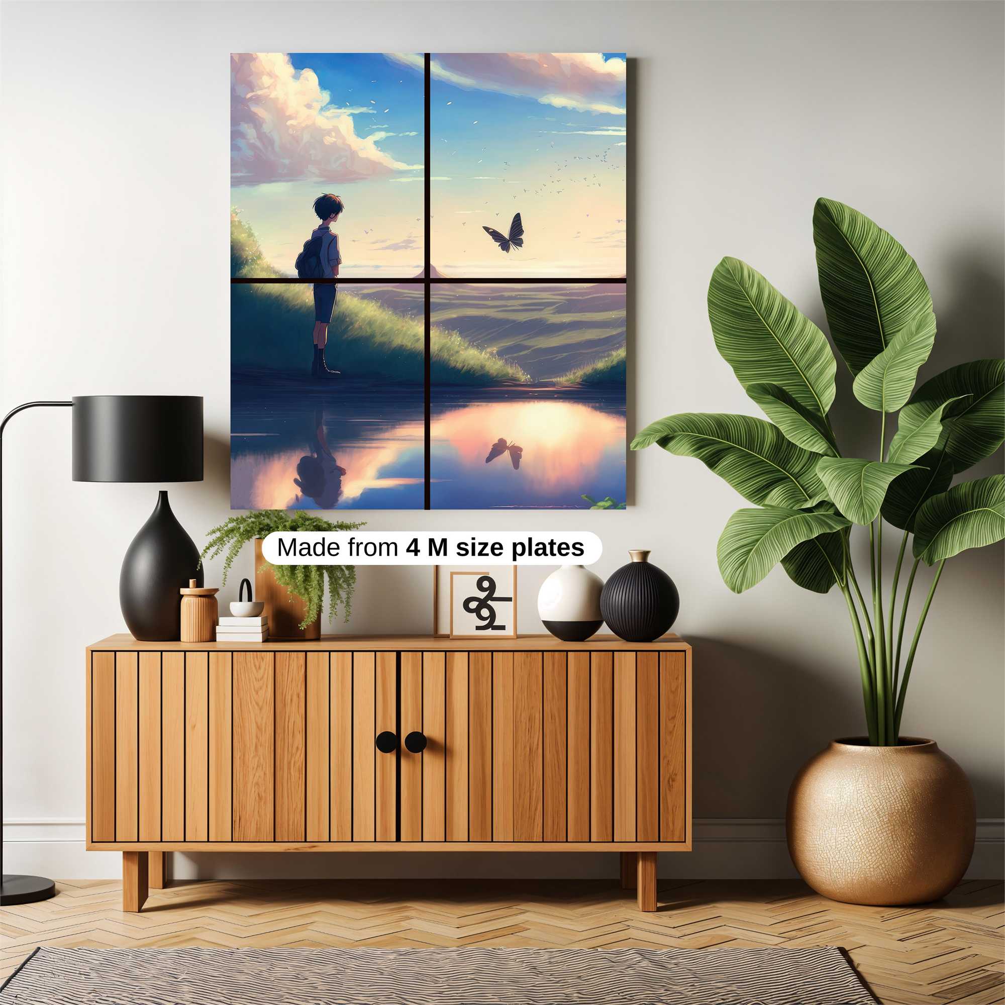 Sunset Solitude Safe Wall Magnetic / M