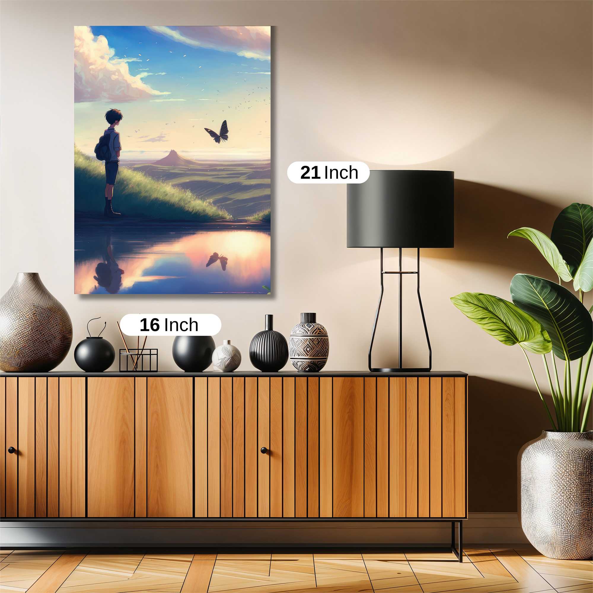 Sunset Solitude Safe Wall Magnetic / M