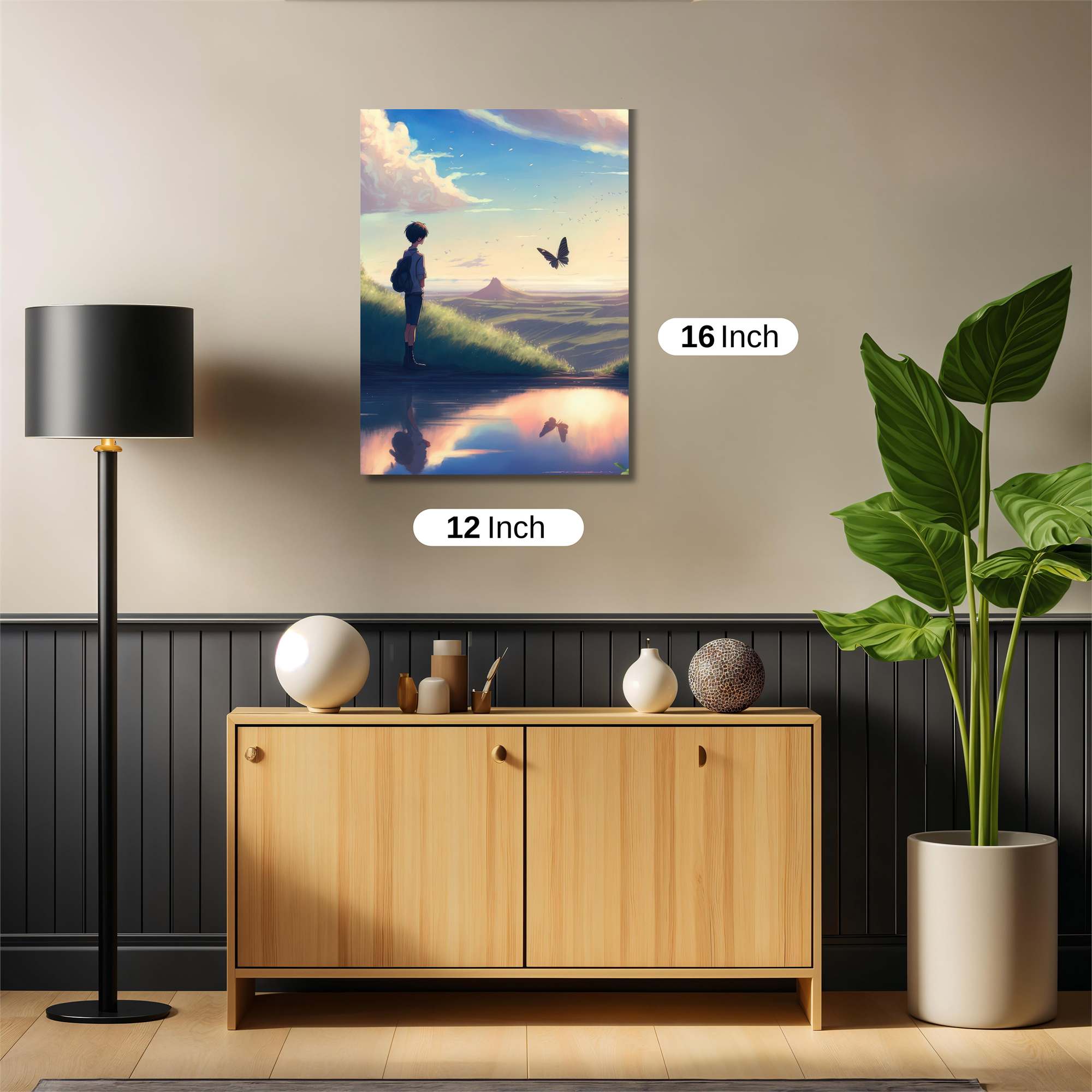 Sunset Solitude Safe Wall Magnetic / M