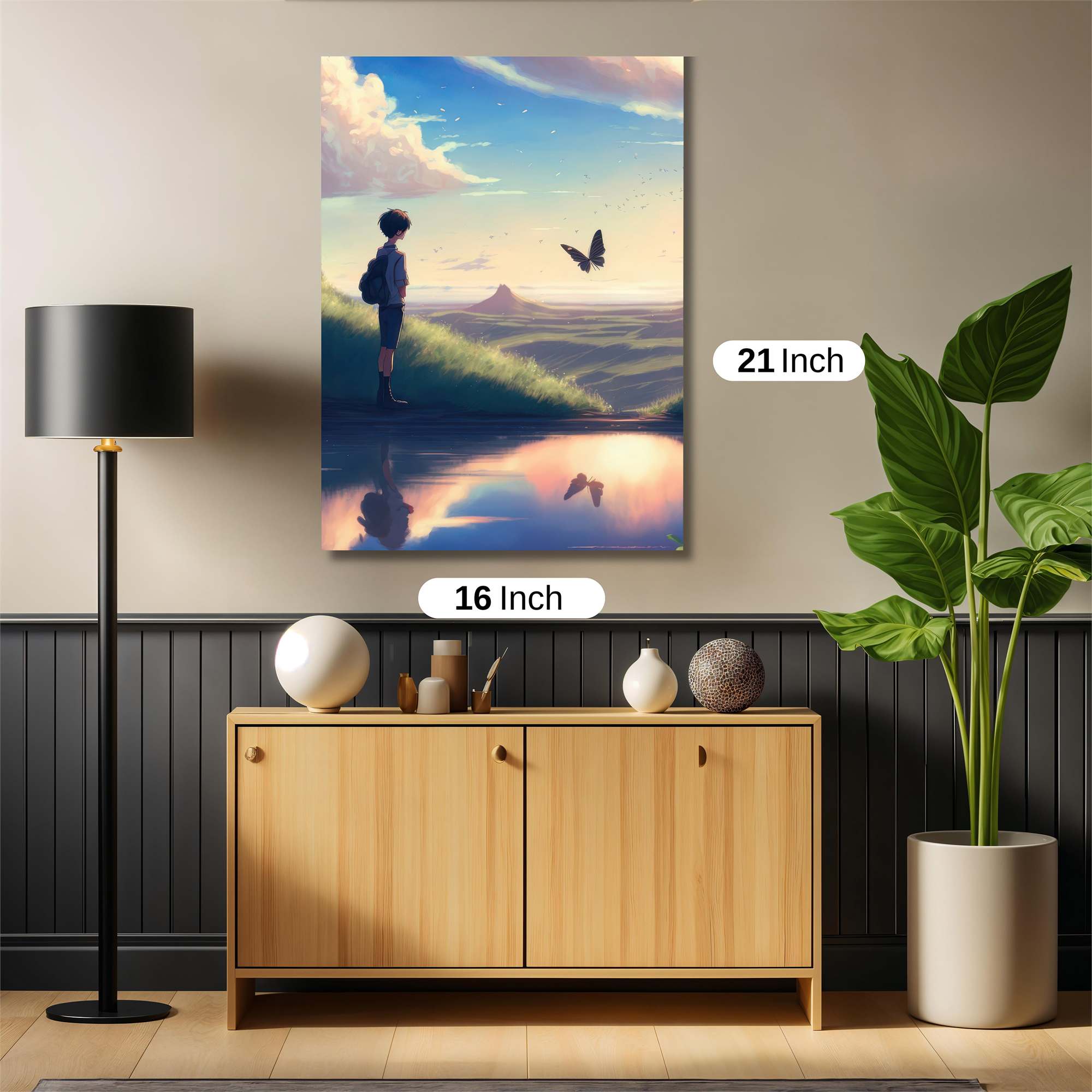 Sunset Solitude Safe Wall Magnetic / M