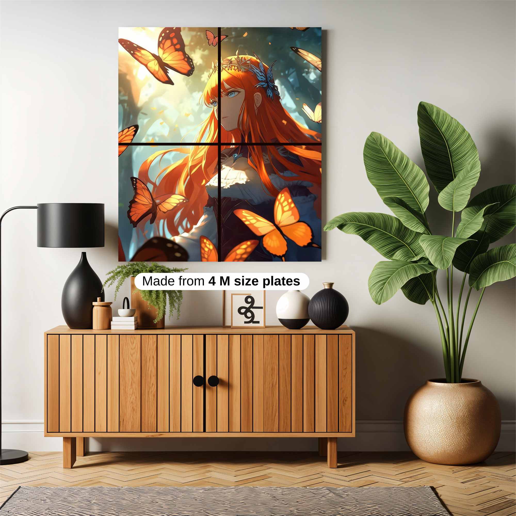 Butterfly Queen Safe Wall Magnetic / M