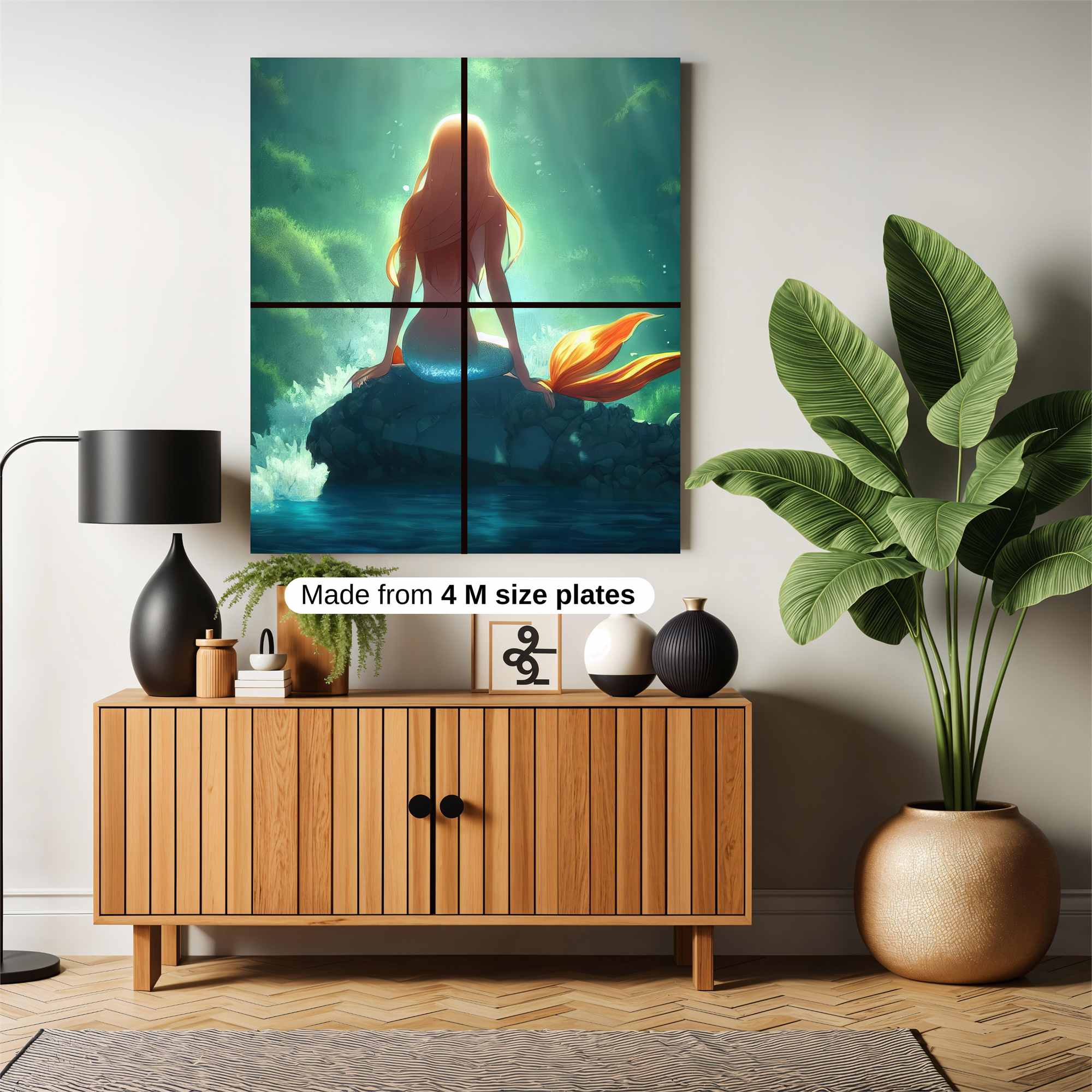 Mermaid Serenity Safe Wall Magnetic / M