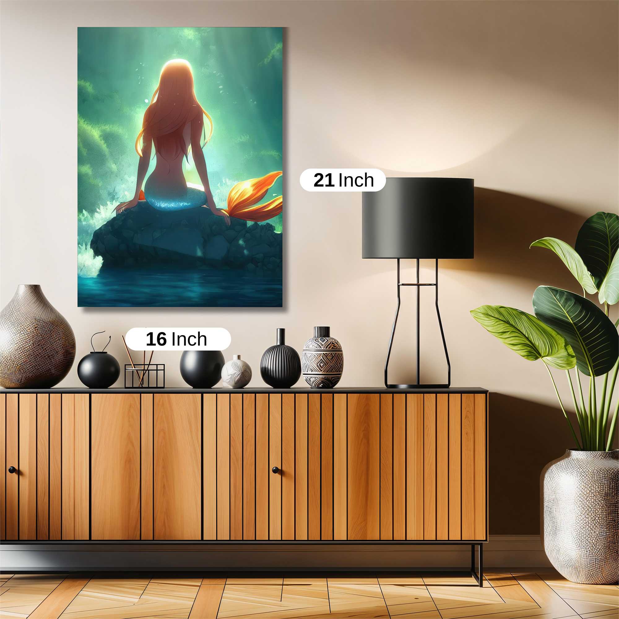 Mermaid Serenity Safe Wall Magnetic / M