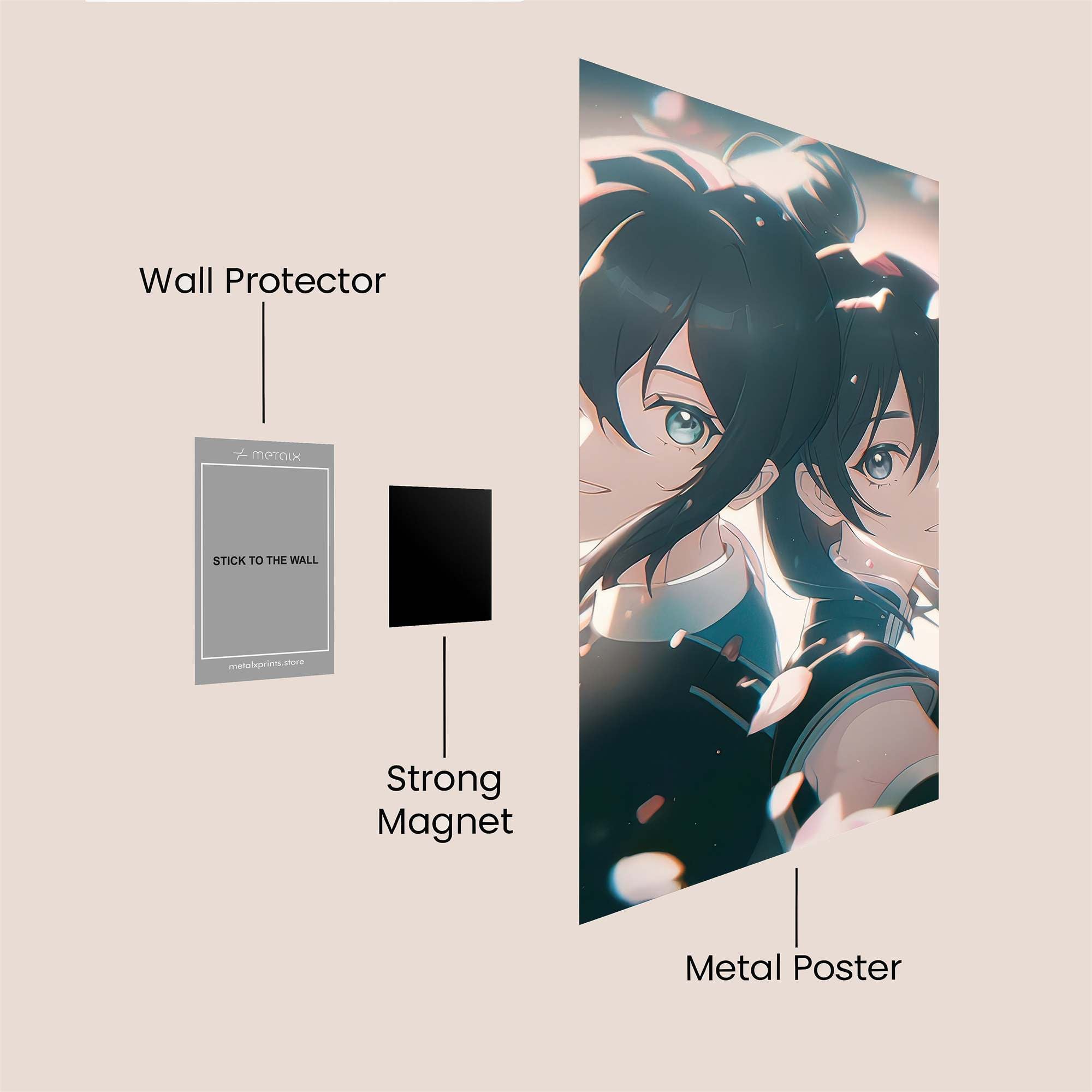 VeronicaVibrant Safe Wall Magnetic / M