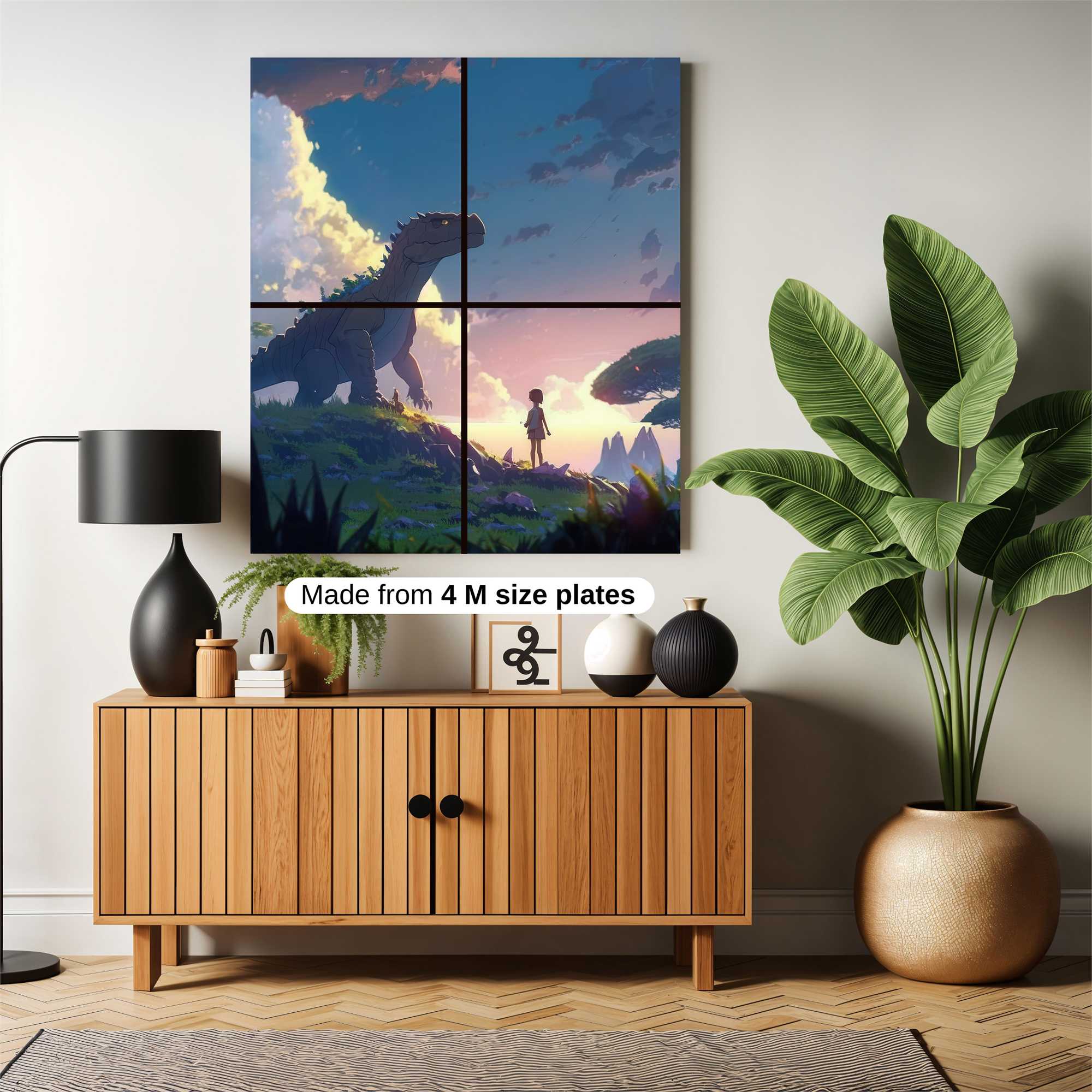 Dinosaur Serenity Safe Wall Magnetic / M