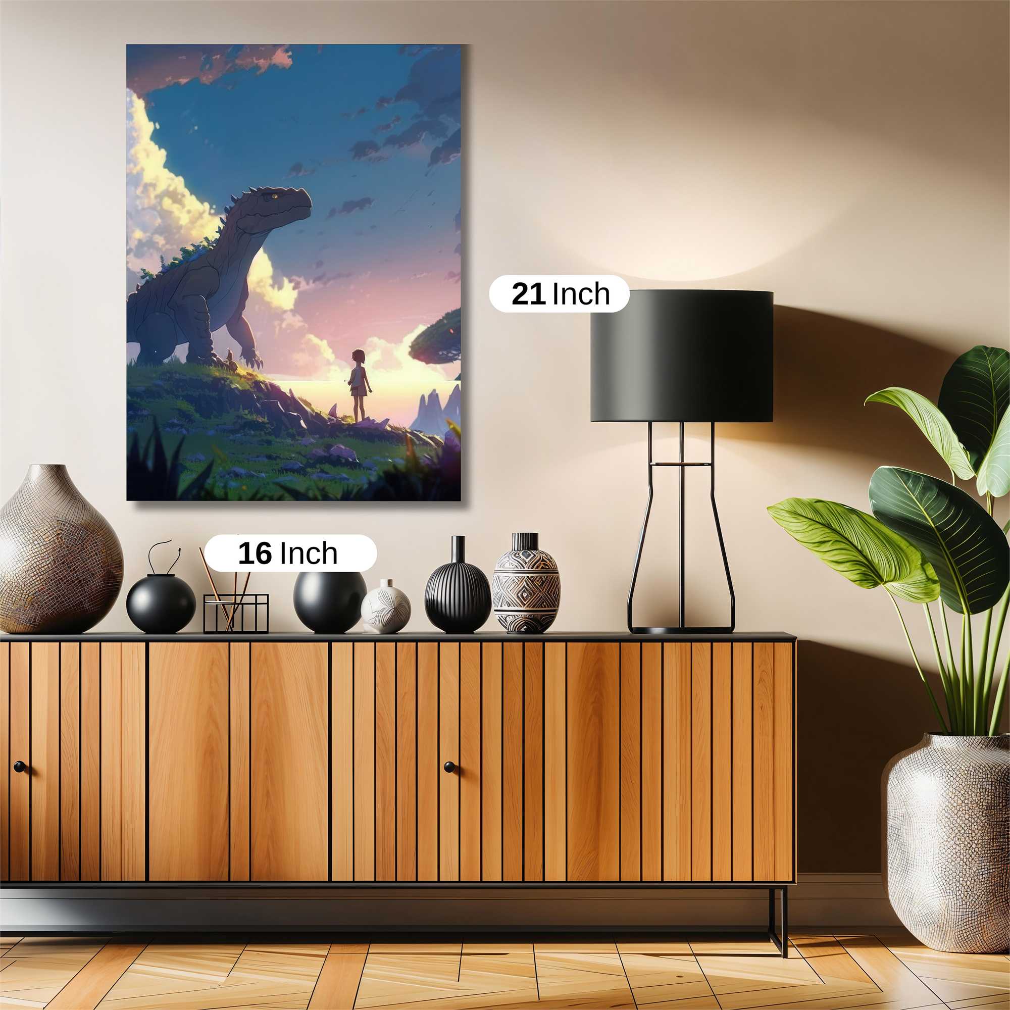 Dinosaur Serenity Safe Wall Magnetic / M