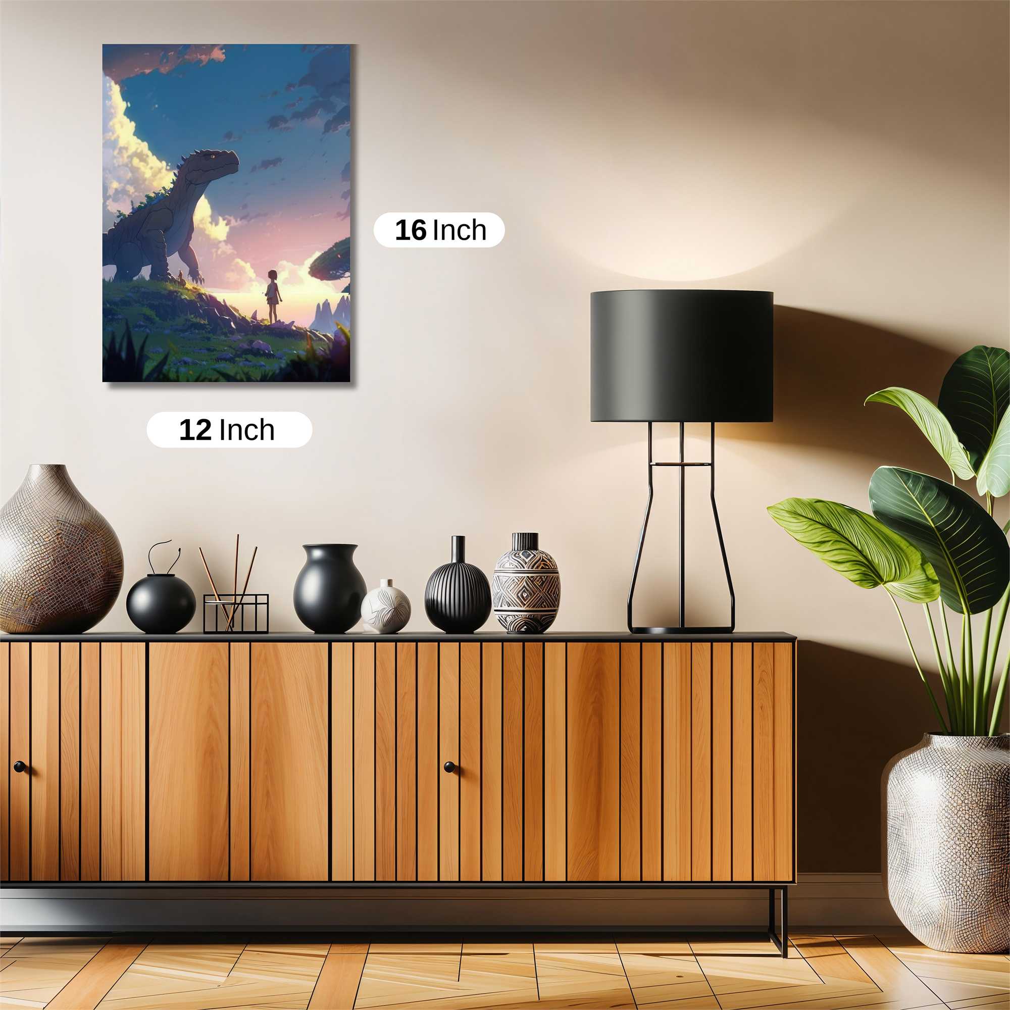 Dinosaur Serenity Safe Wall Magnetic / M