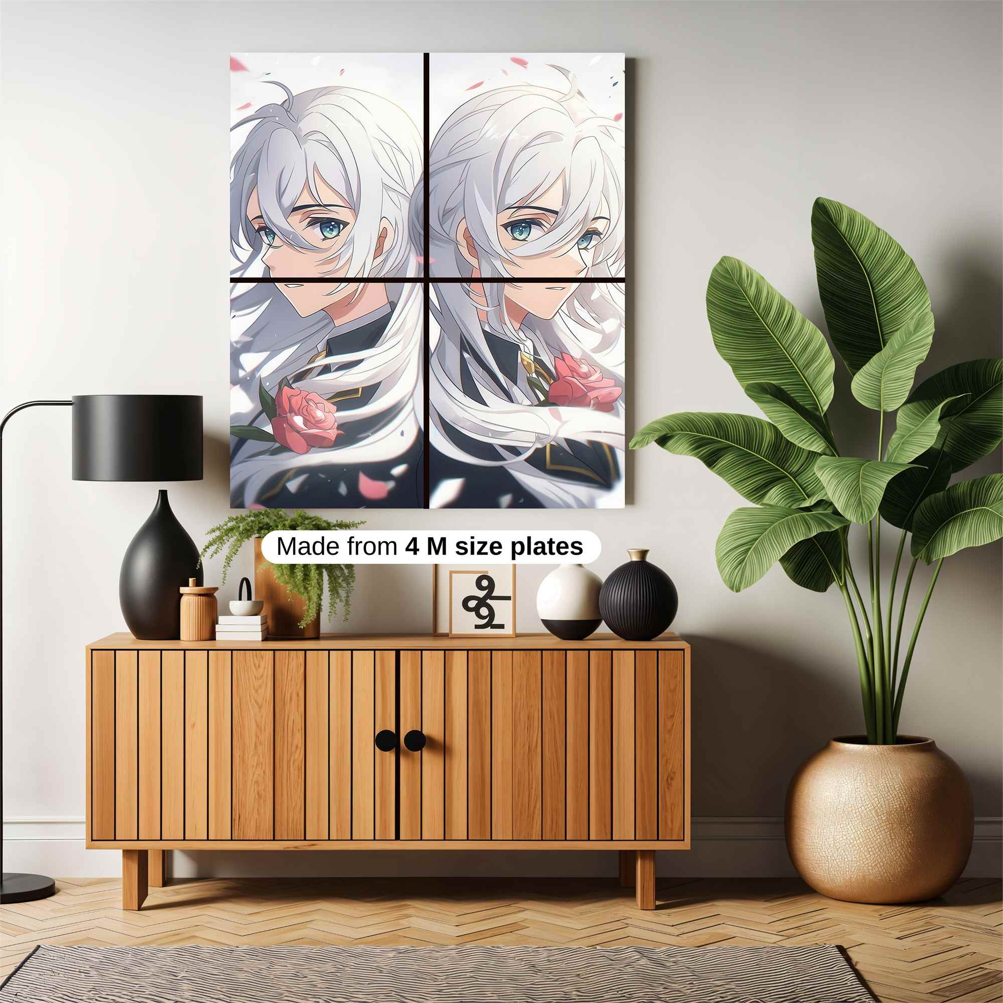 Silver Serenity Safe Wall Magnetic / M