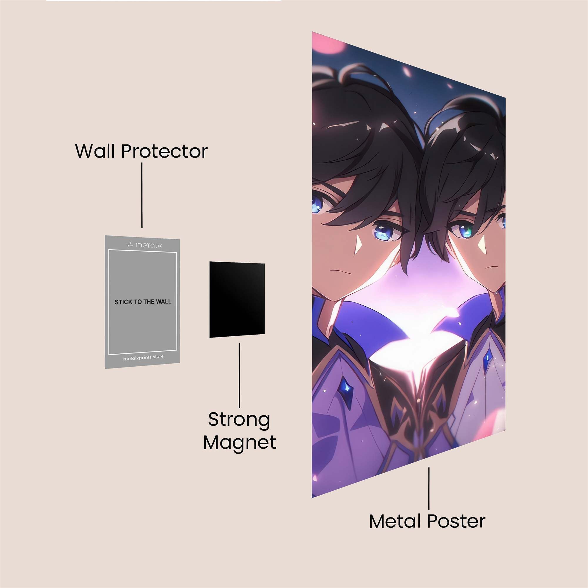 Albedo Serene Safe Wall Magnetic / M