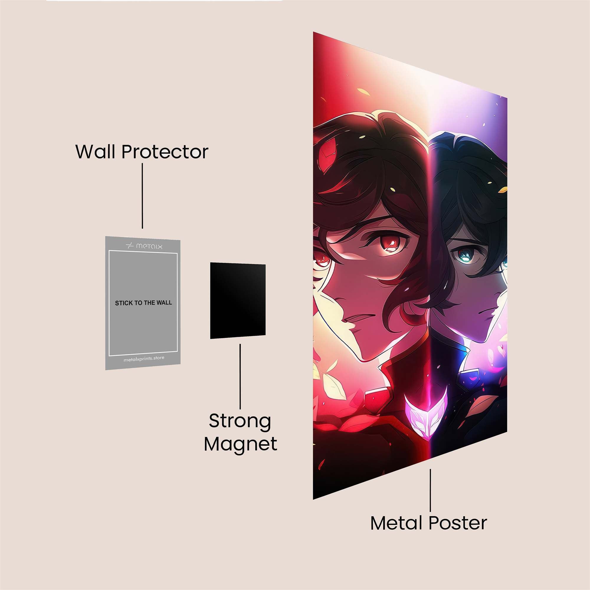 Duality Clash Safe Wall Magnetic / M