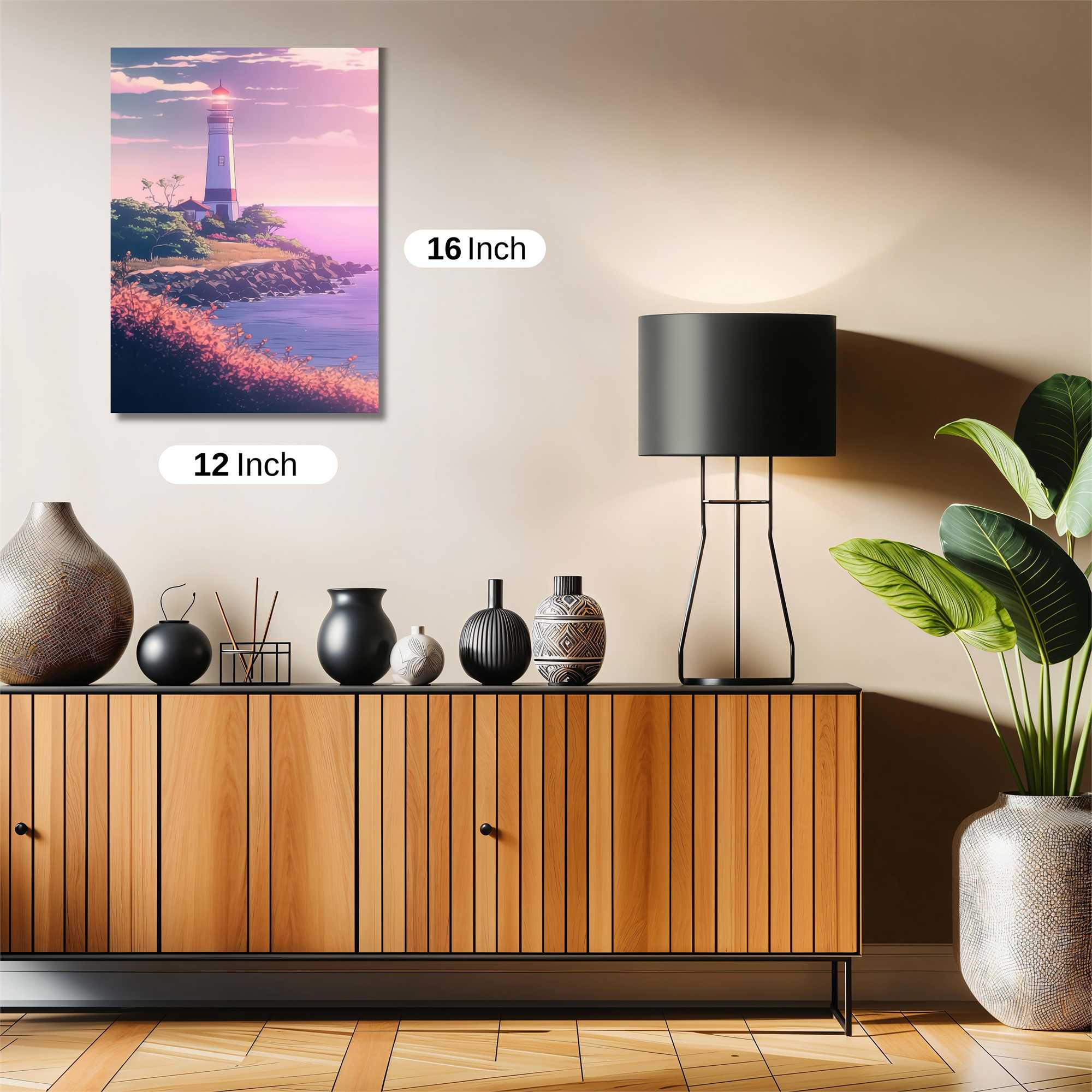 Lighthouse Serenity Safe Wall Magnetic / M