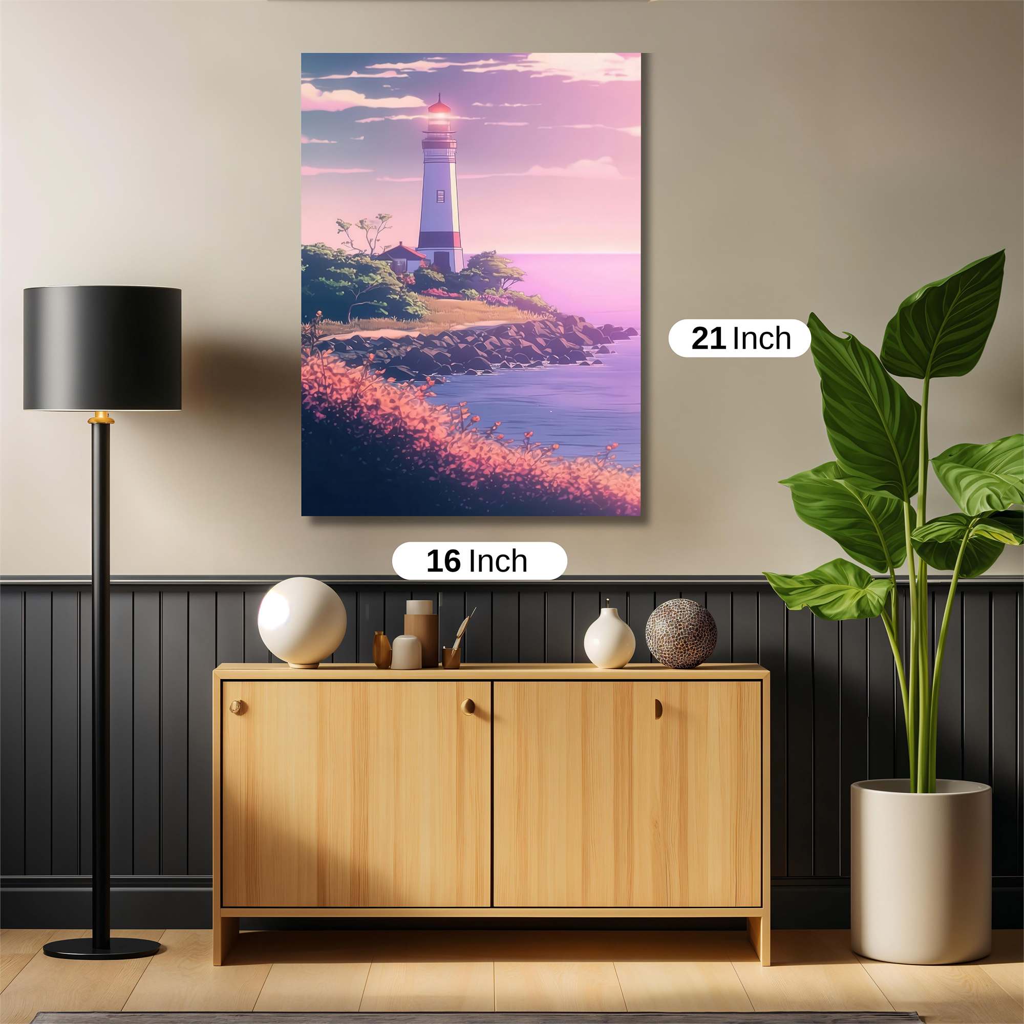 Lighthouse Serenity Safe Wall Magnetic / M