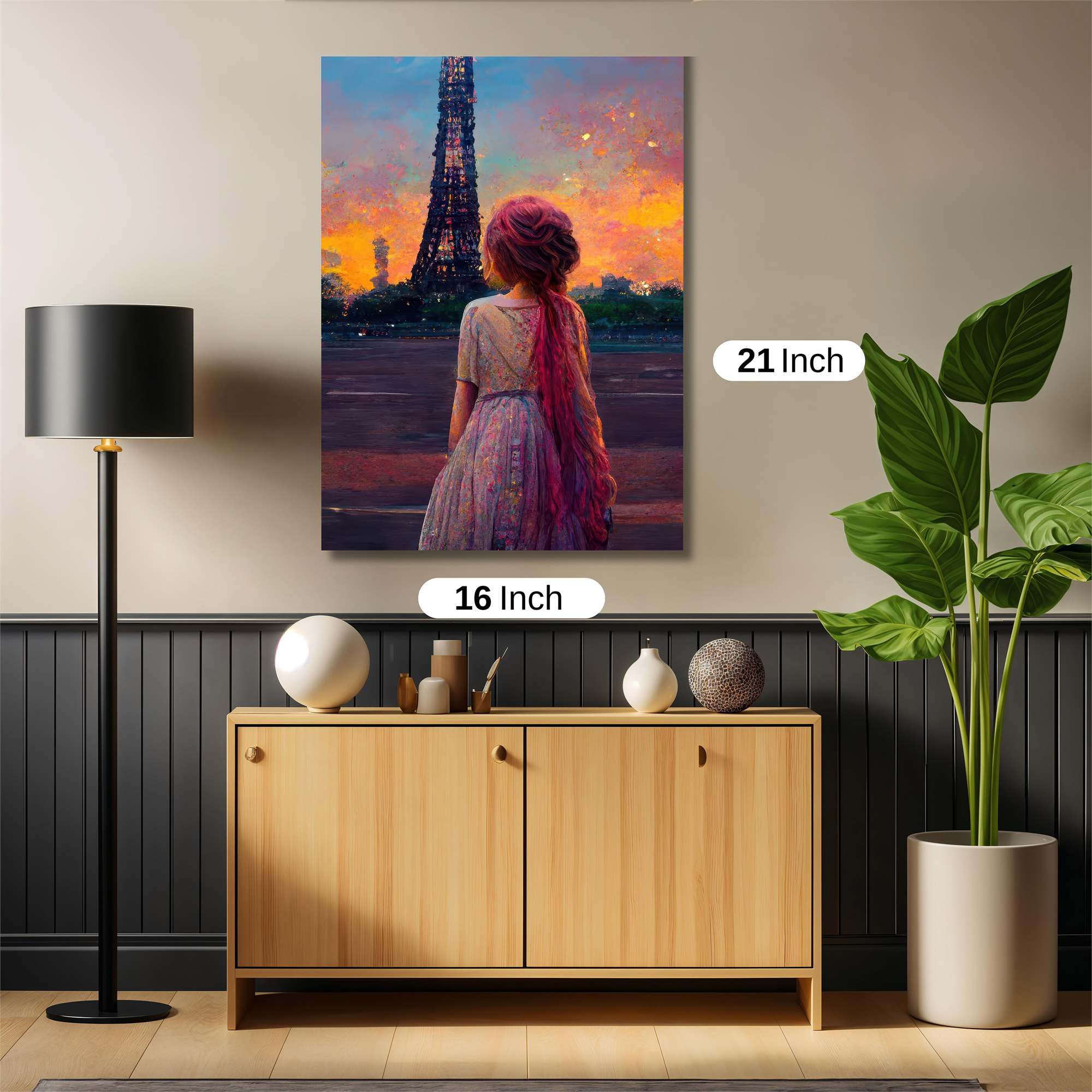 Eiffel Dream Safe Wall Magnetic / M