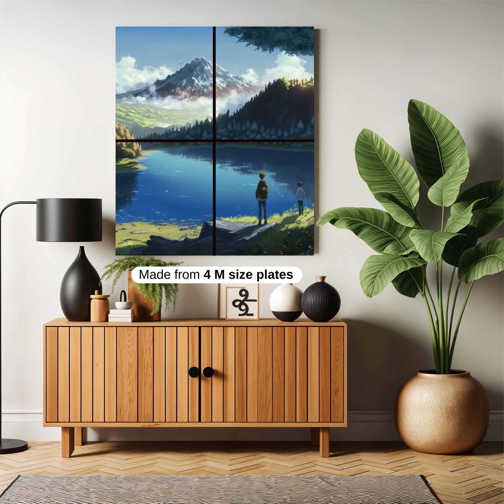 Mountain Serenity Safe Wall Magnetic / M