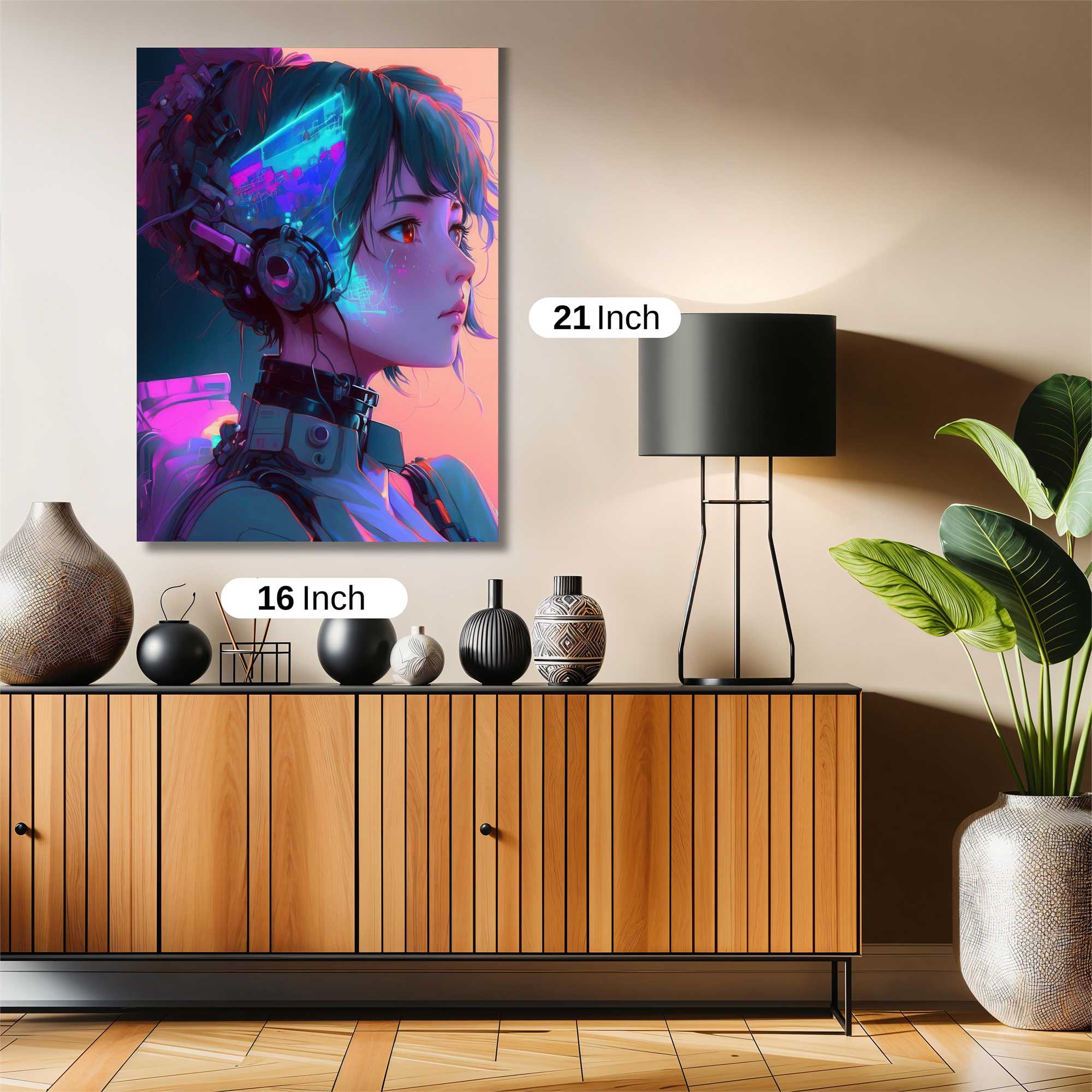 Cyber Serenity Safe Wall Magnetic / M