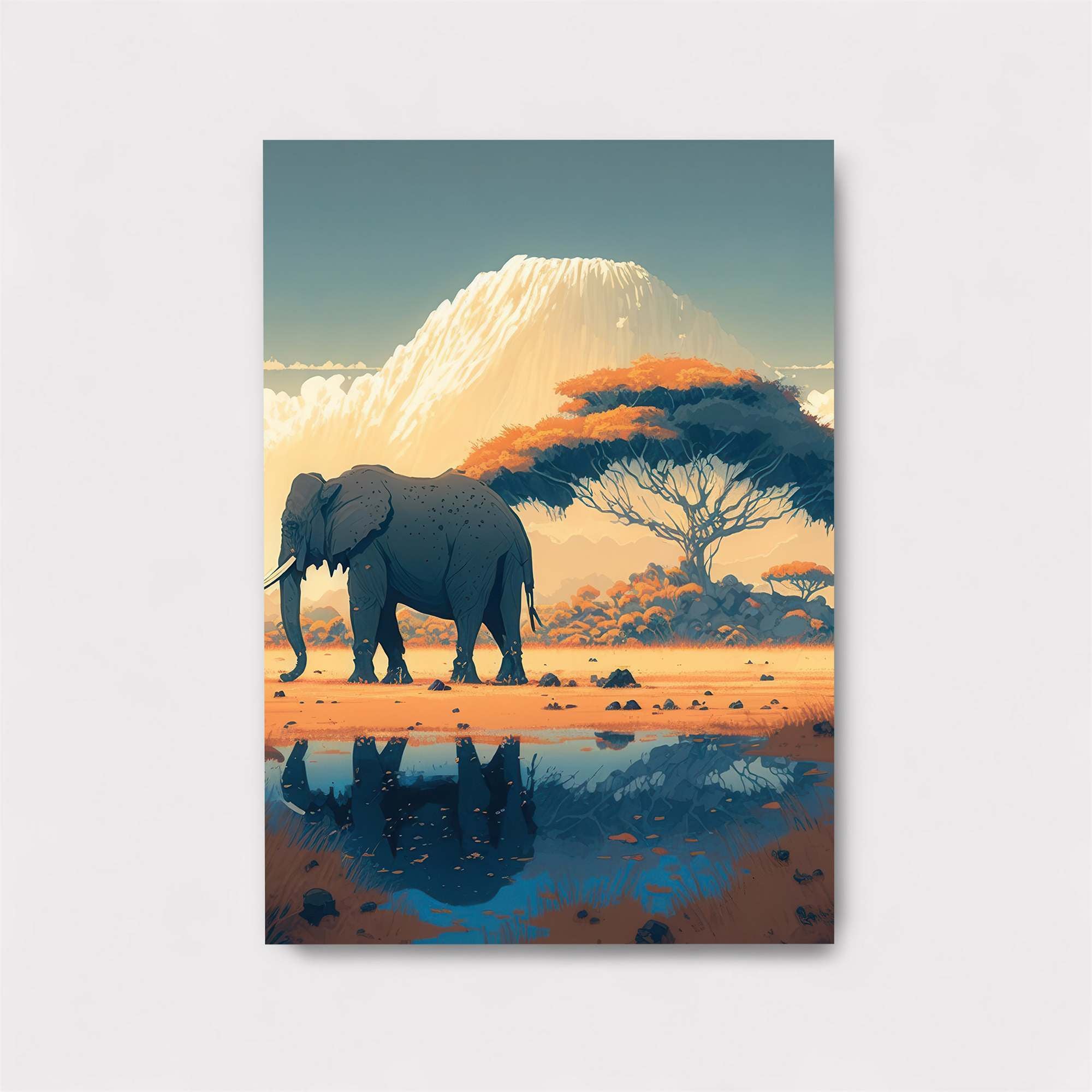 Elephant Serenity Safe Wall Magnetic / M