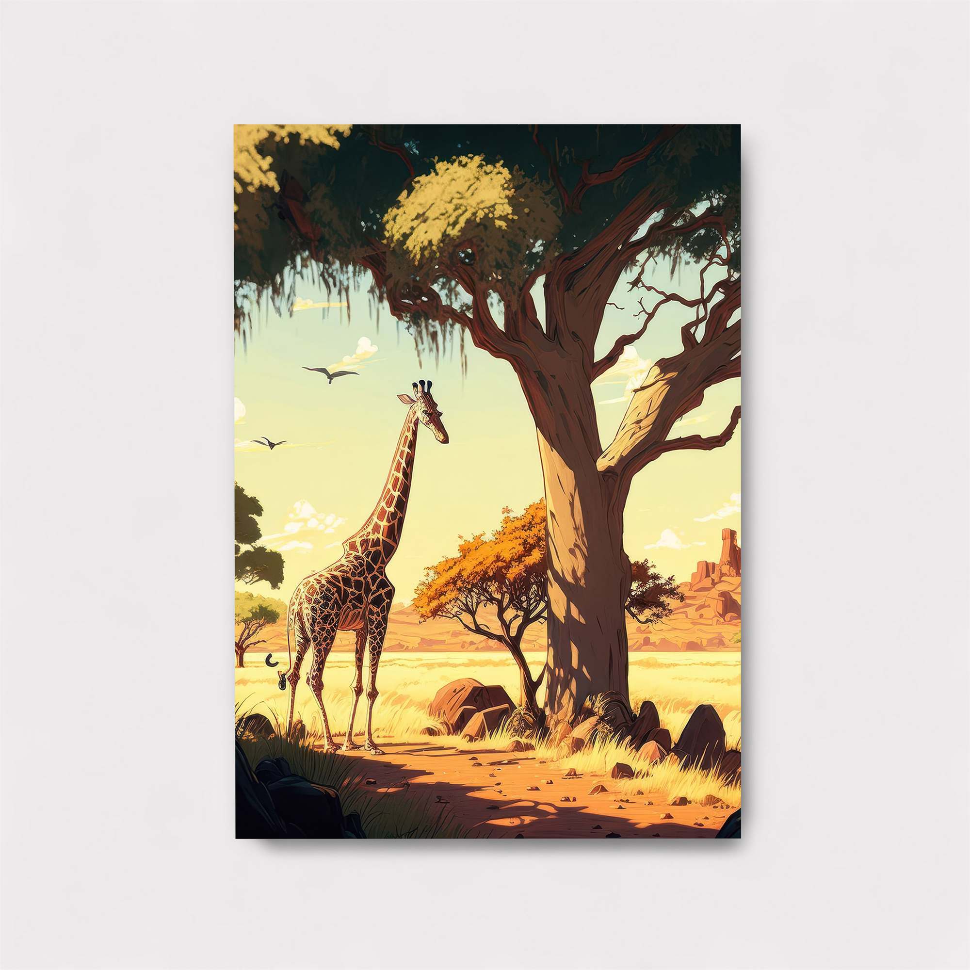 Giraffe Serenity Safe Wall Magnetic / M