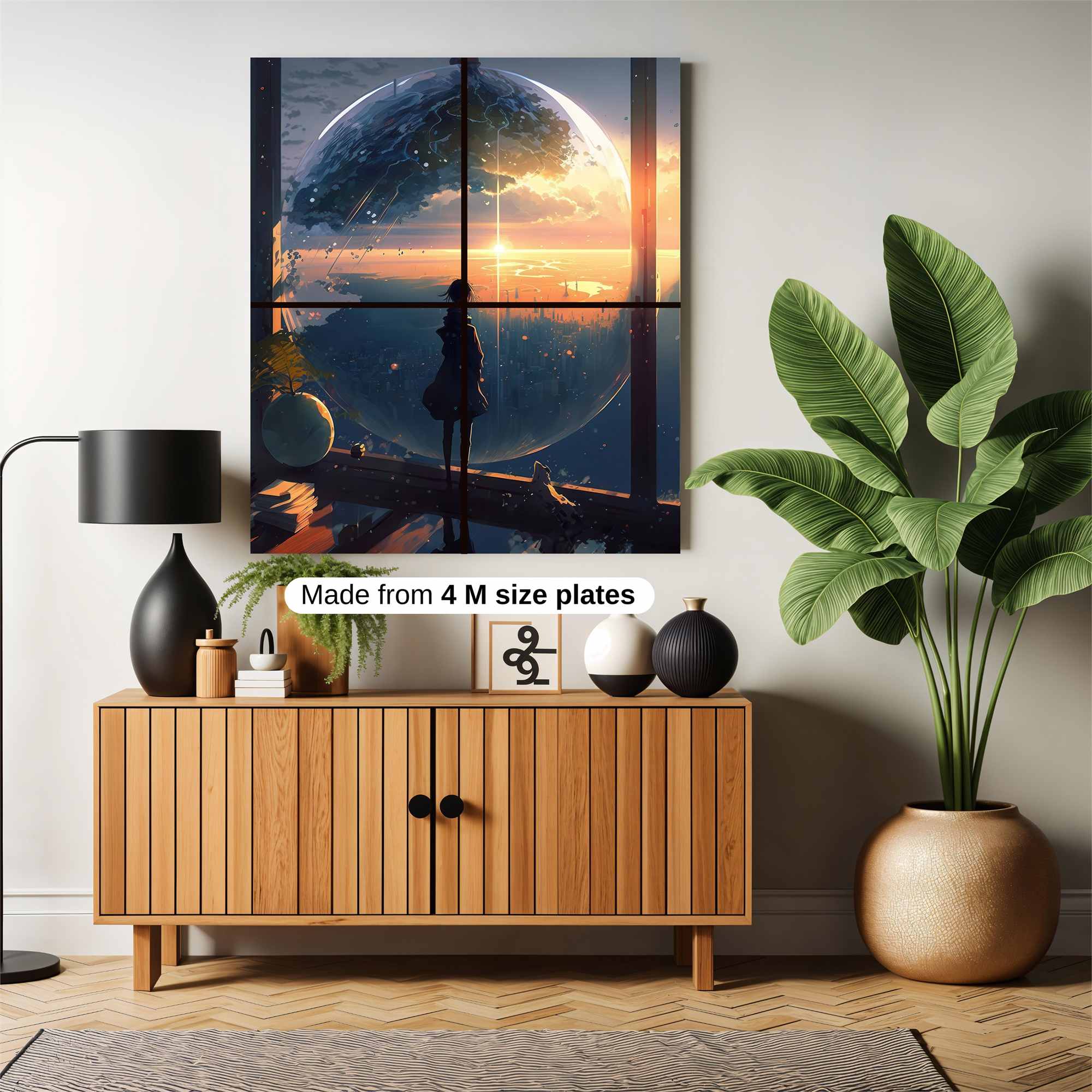 Earth Dream Safe Wall Magnetic / M