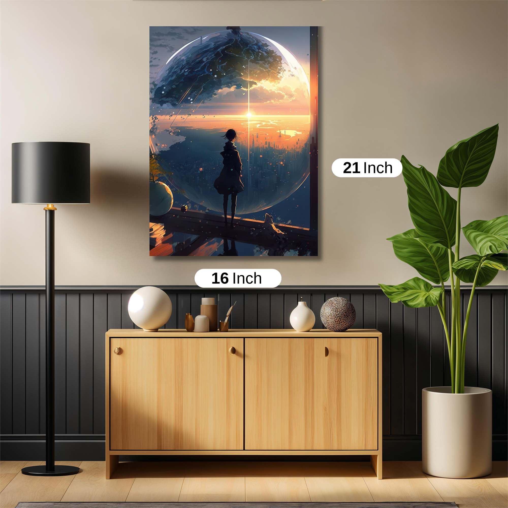 Earth Dream Safe Wall Magnetic / M