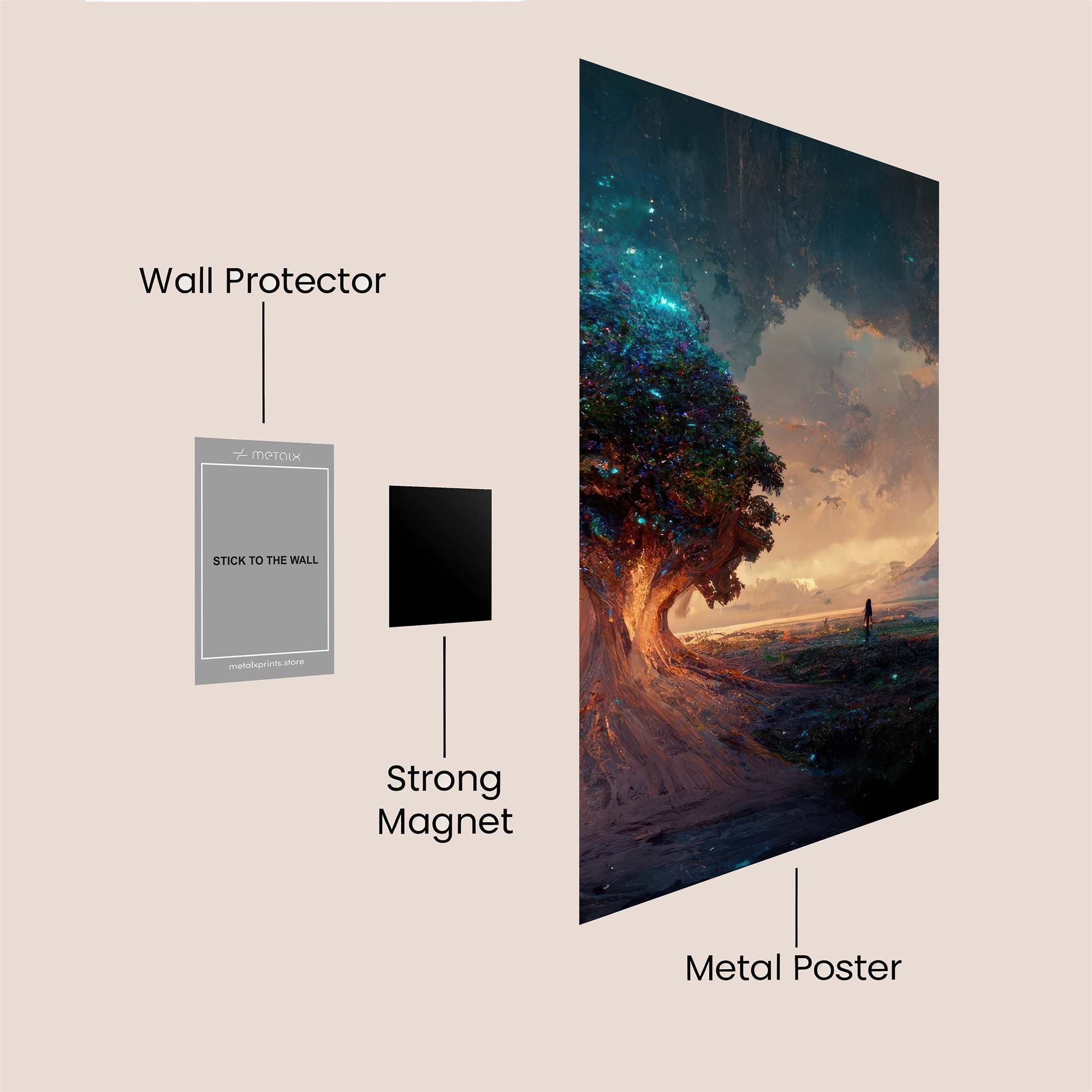 Portal Serenity Safe Wall Magnetic / M