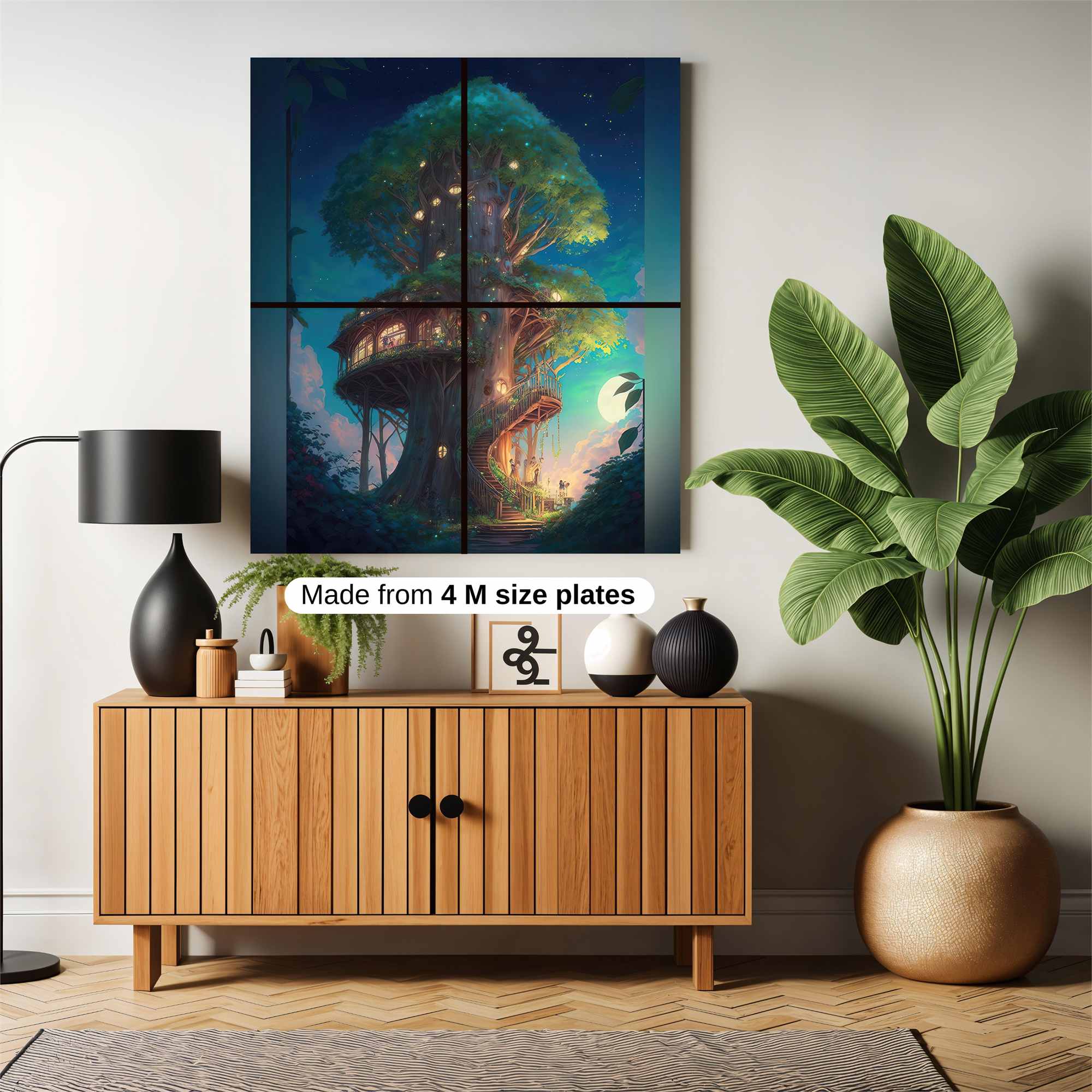 Treehouse Tranquil Safe Wall Magnetic / M
