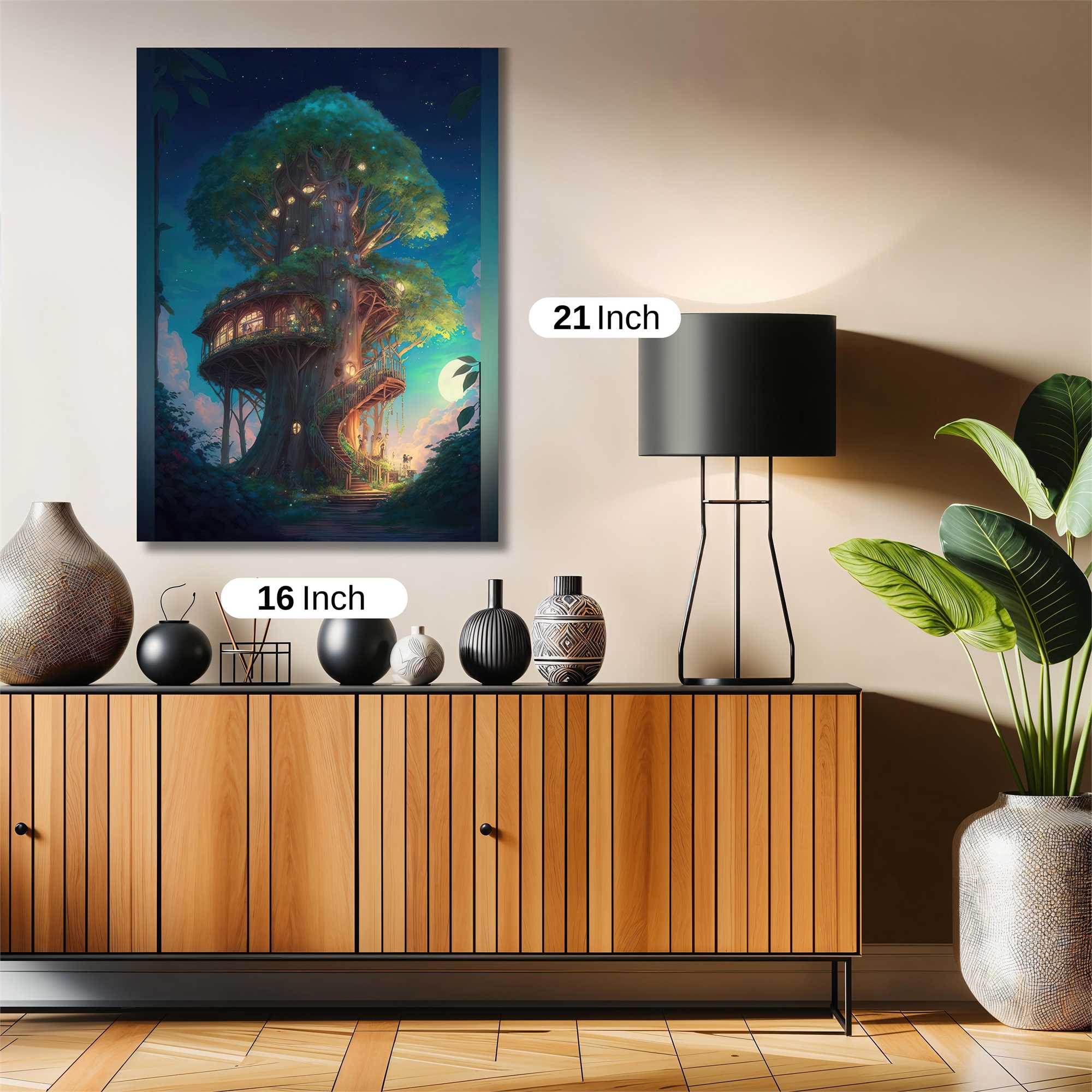 Treehouse Tranquil Safe Wall Magnetic / M