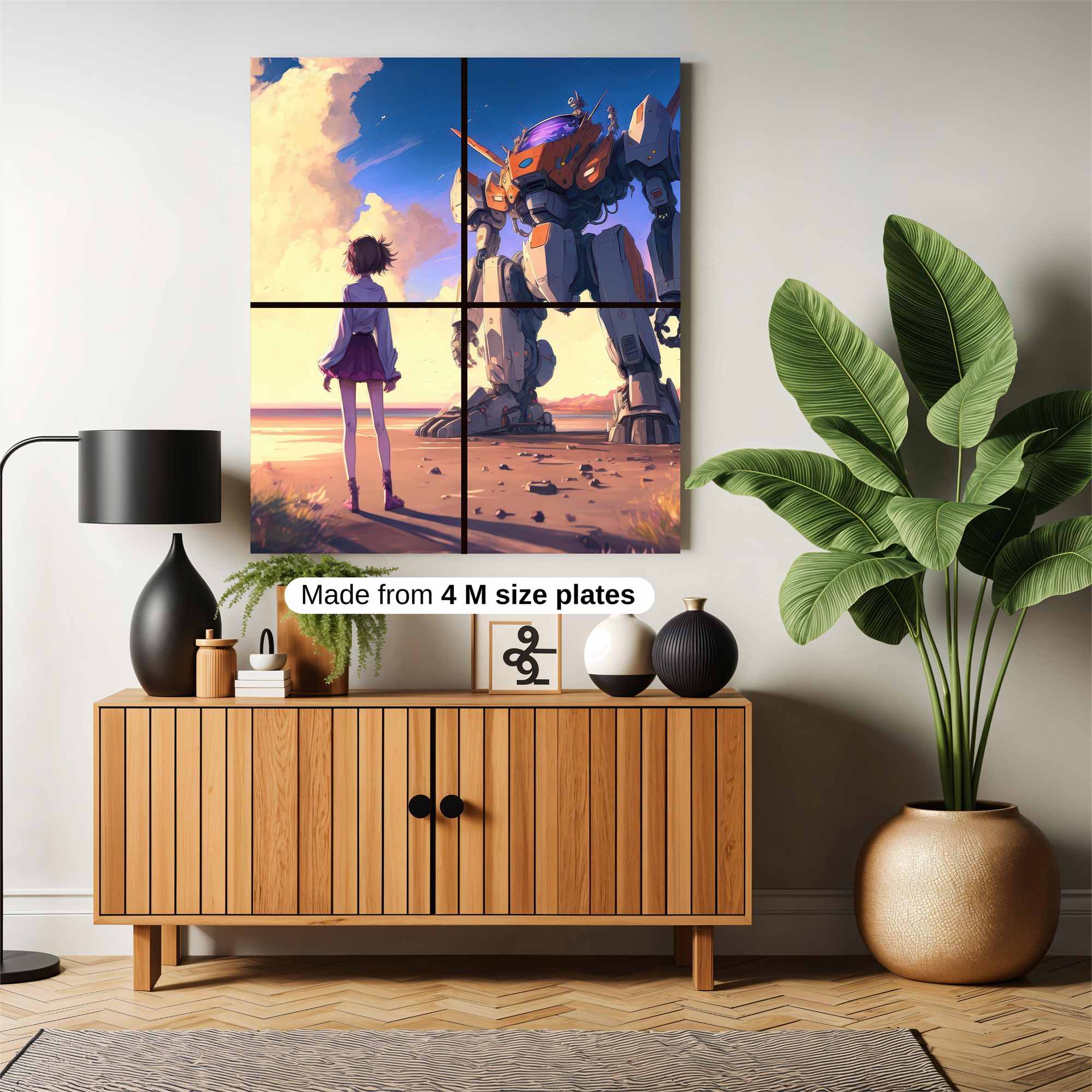 Gundam Serenity Safe Wall Magnetic / M