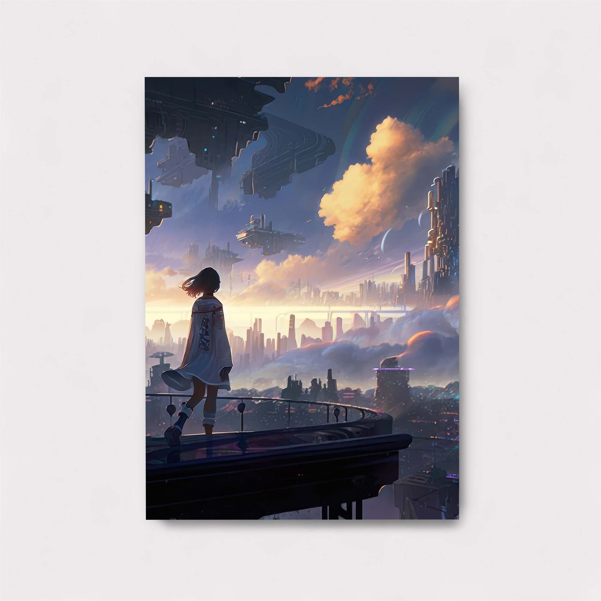 Futuristic Serenity Safe Wall Magnetic / M