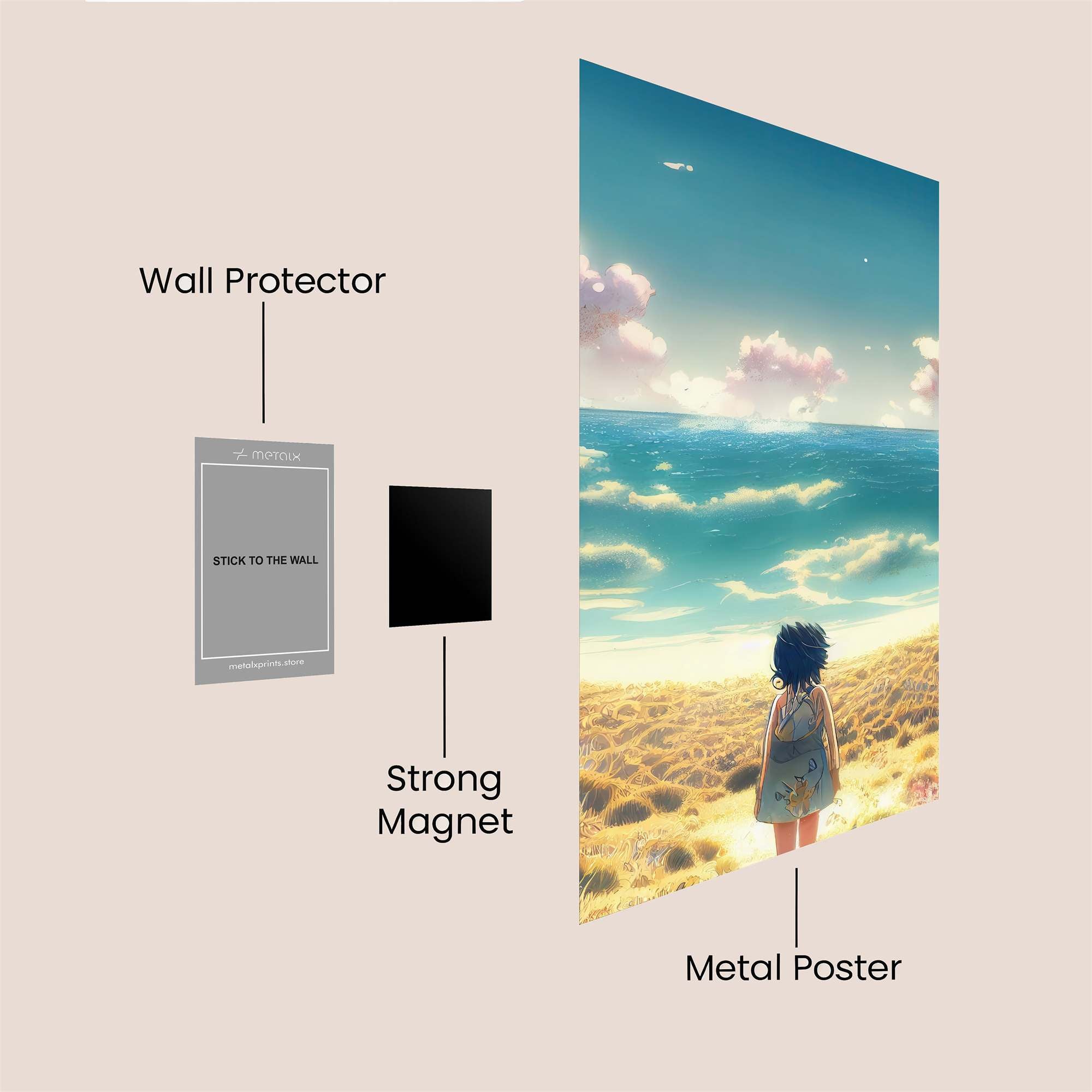 Miku Serenity Safe Wall Magnetic / M