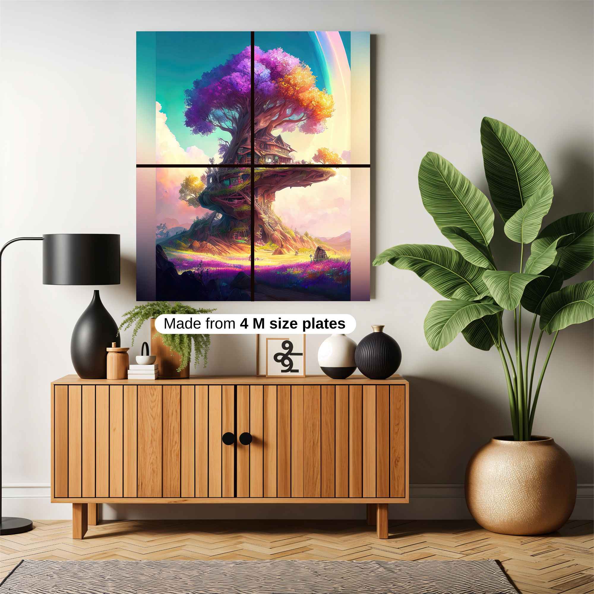 Treehouse Tranquility Safe Wall Magnetic / M