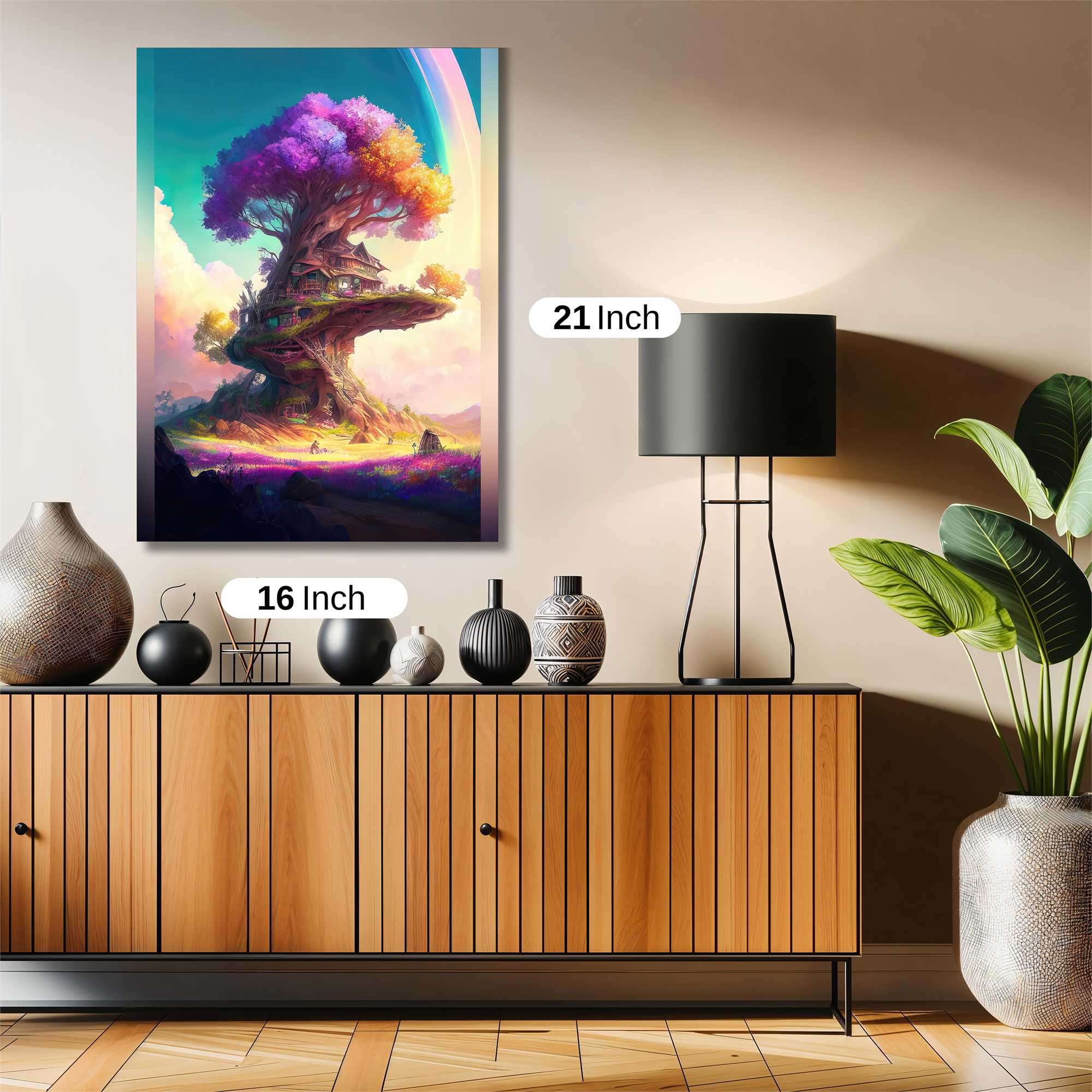 Treehouse Tranquility Safe Wall Magnetic / M