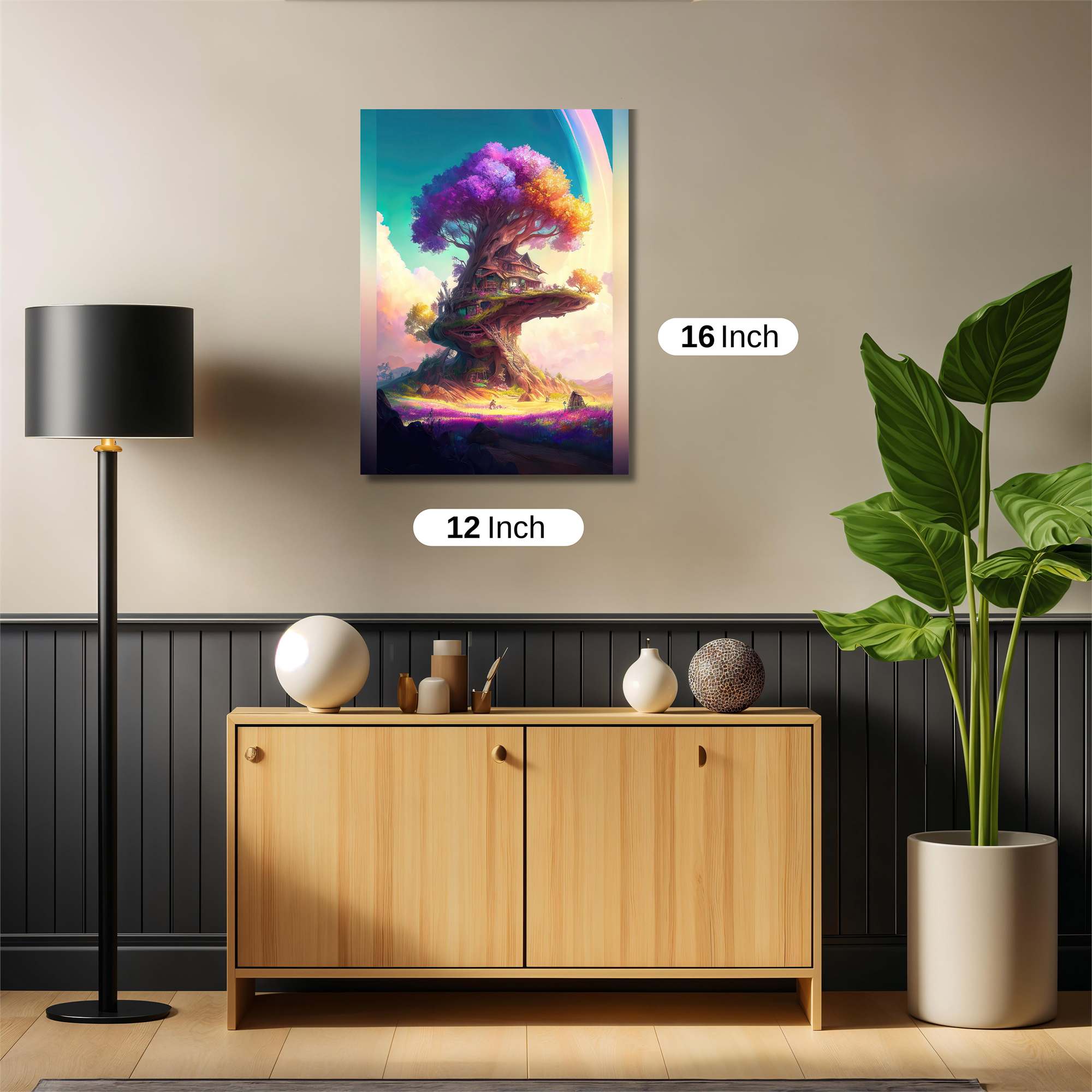 Treehouse Tranquility Safe Wall Magnetic / M