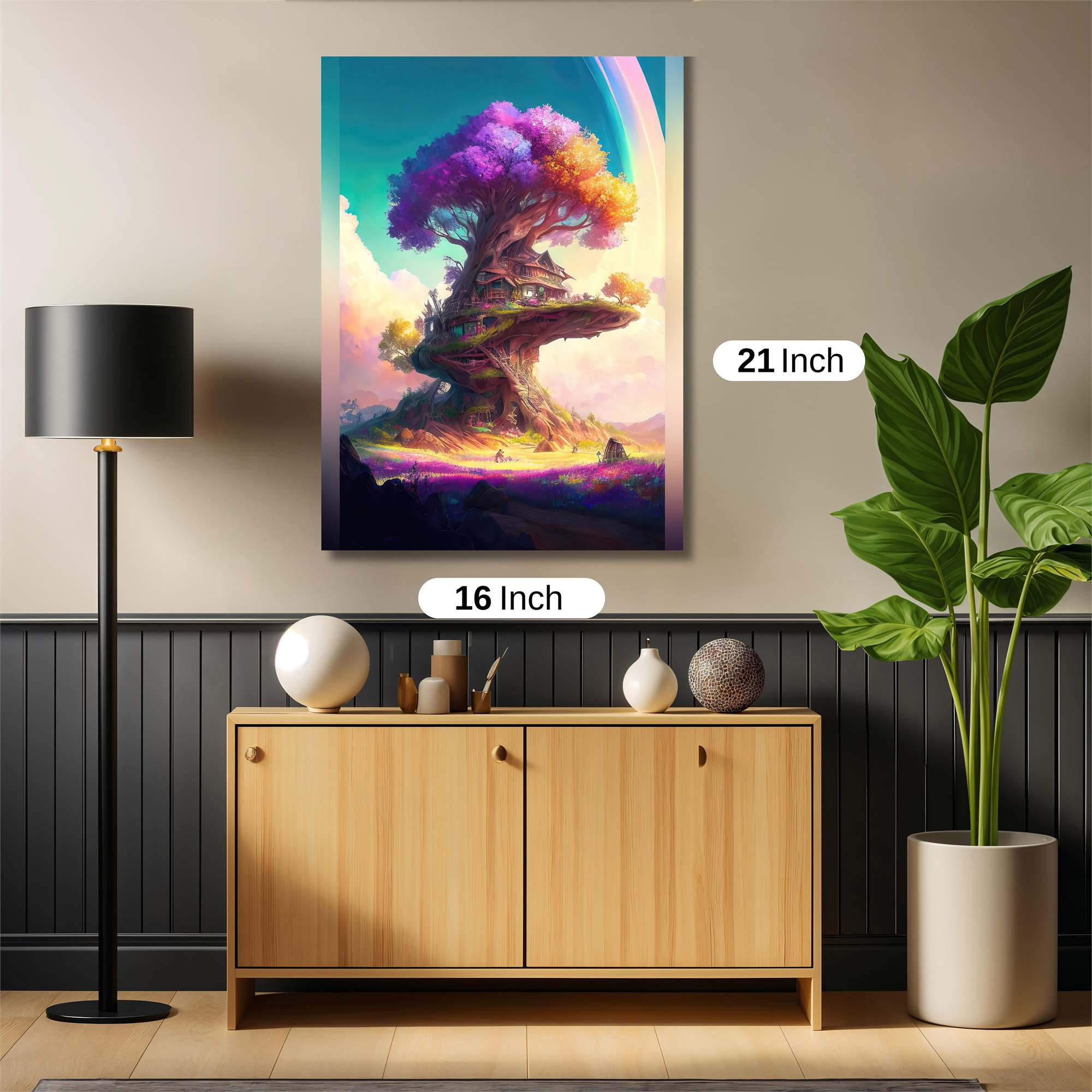 Treehouse Tranquility Safe Wall Magnetic / M