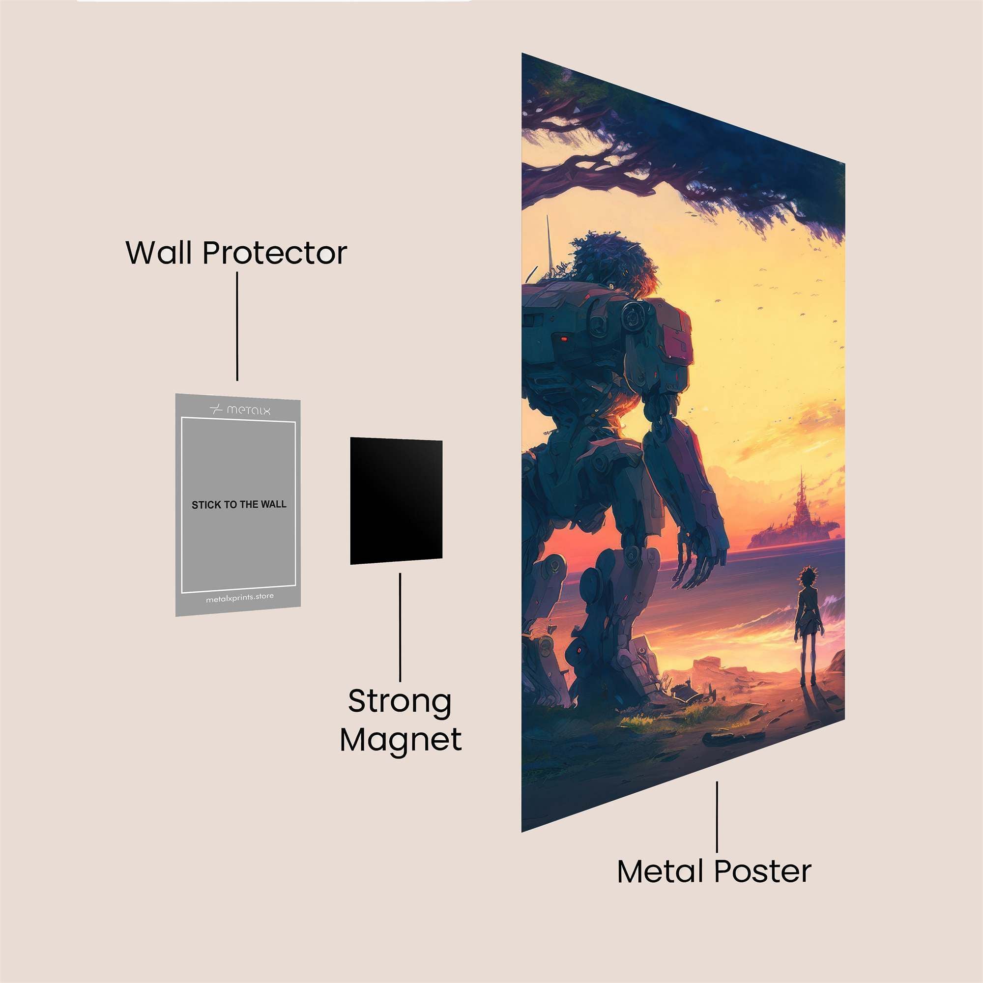 Robot Serenity Safe Wall Magnetic / M