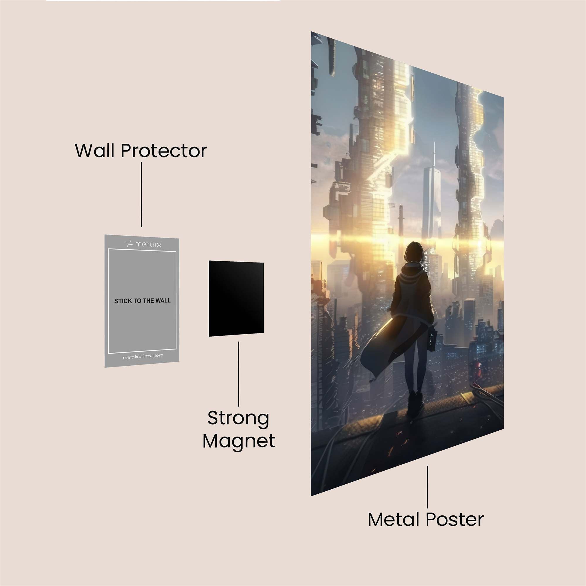 Neo Dawn Safe Wall Magnetic / M