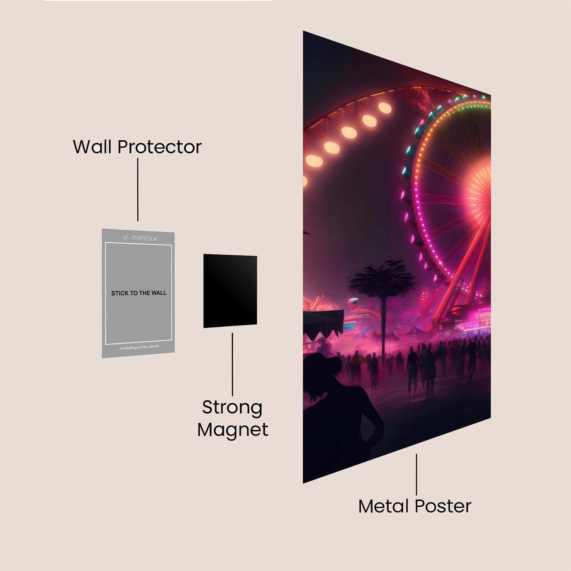 Miyako Serene Safe Wall Magnetic / M