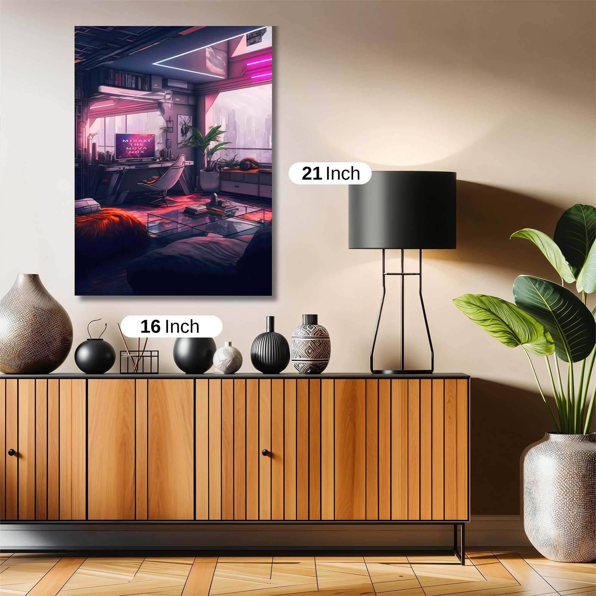 Cyber Serenity Safe Wall Magnetic / M