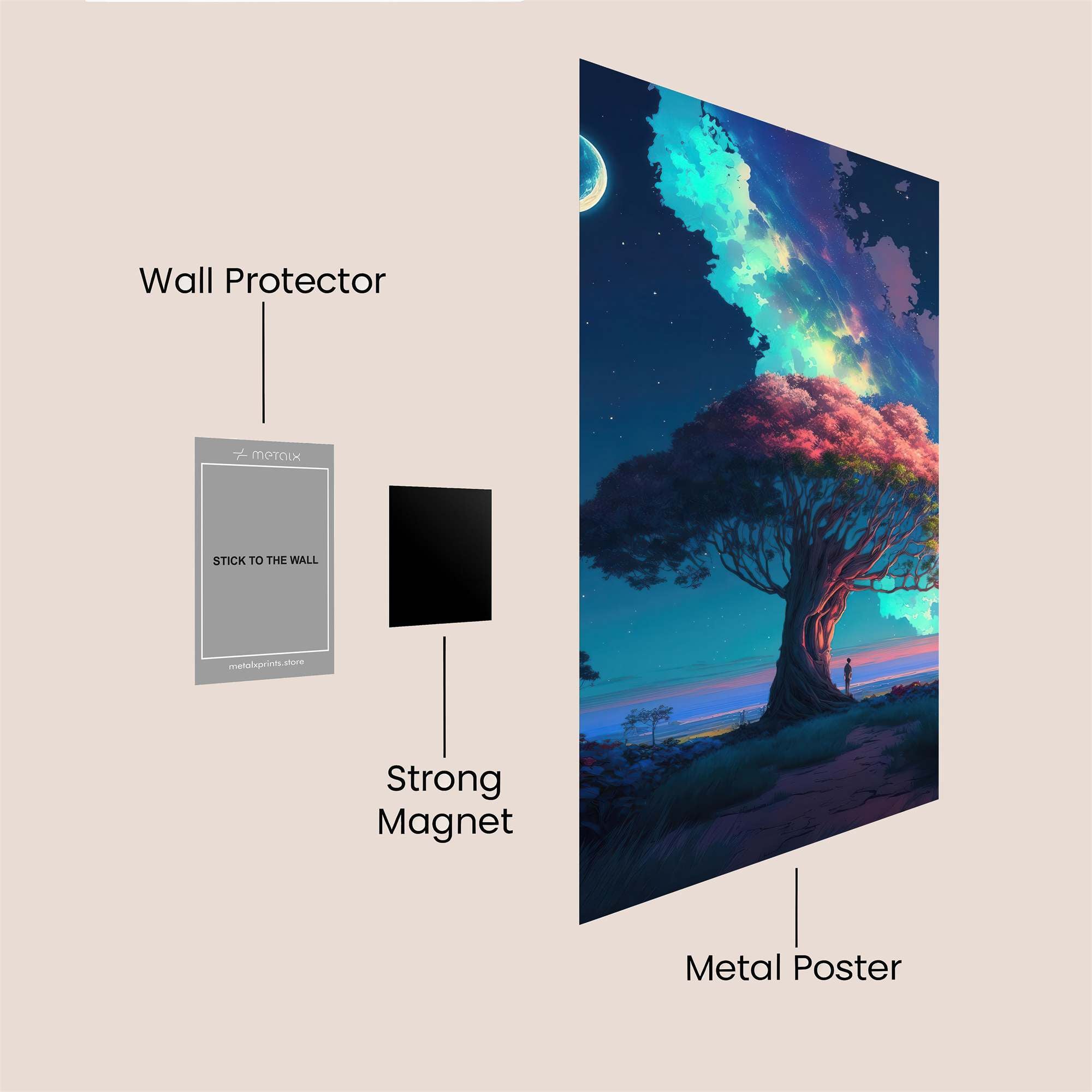 Aurora Dream Safe Wall Magnetic / M